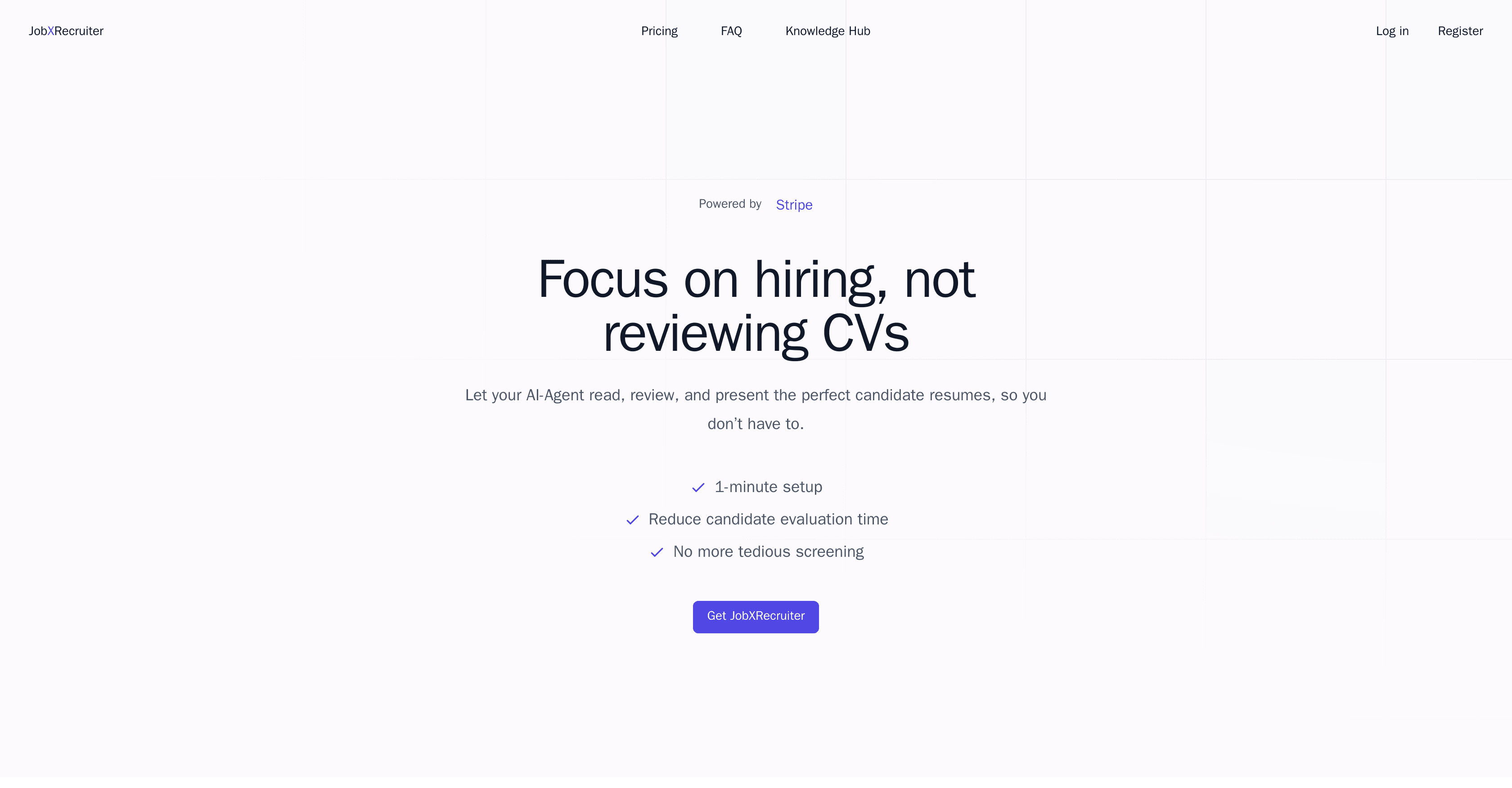 JobXRecruiter screenshot