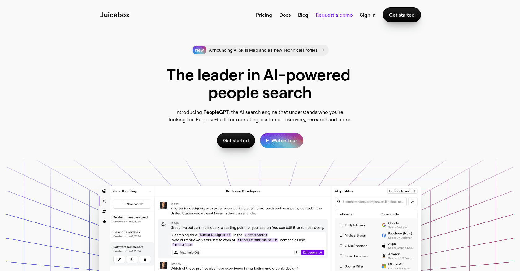 Juicebox AI screenshot