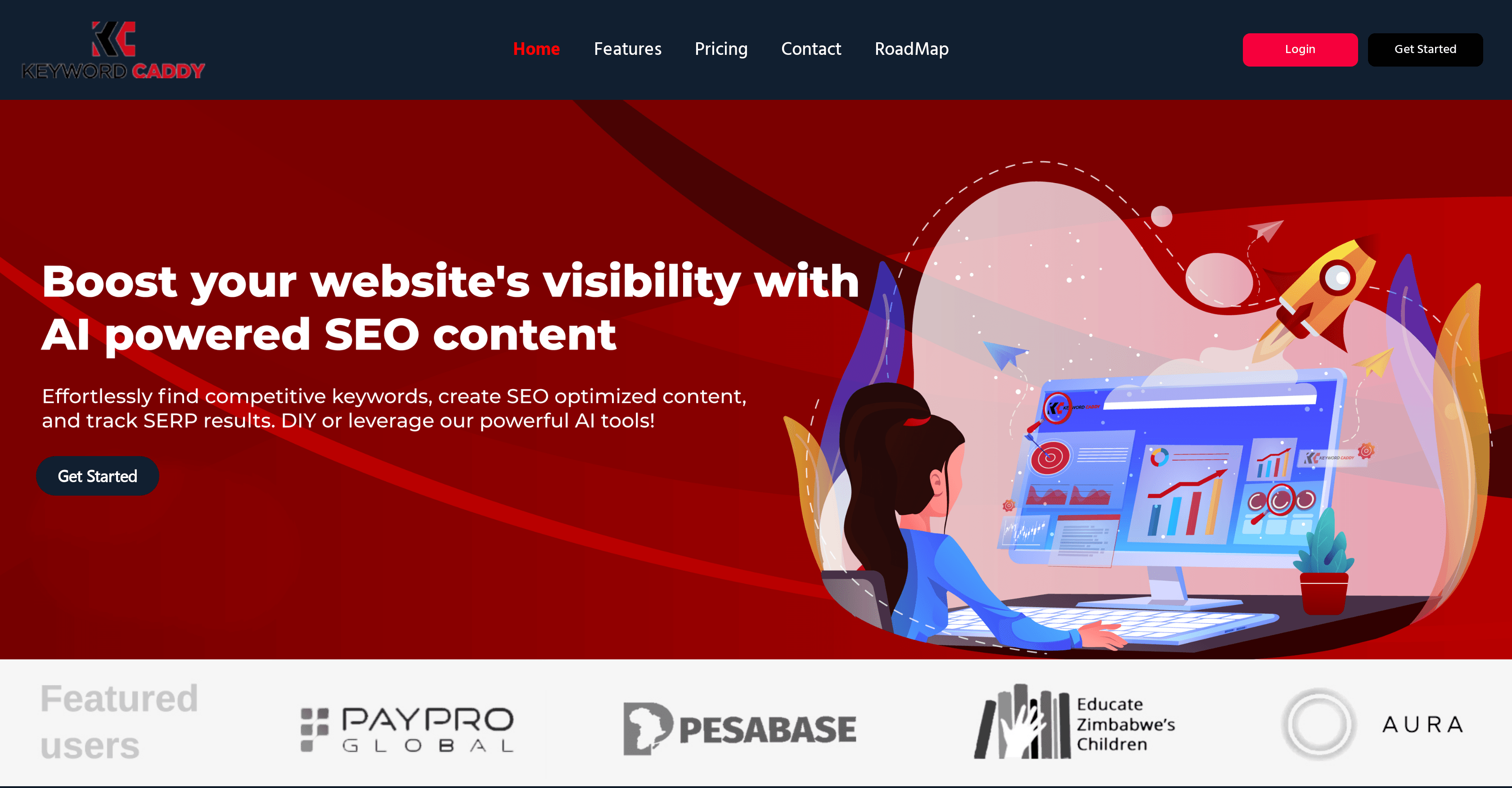 Keyword Caddy screenshot