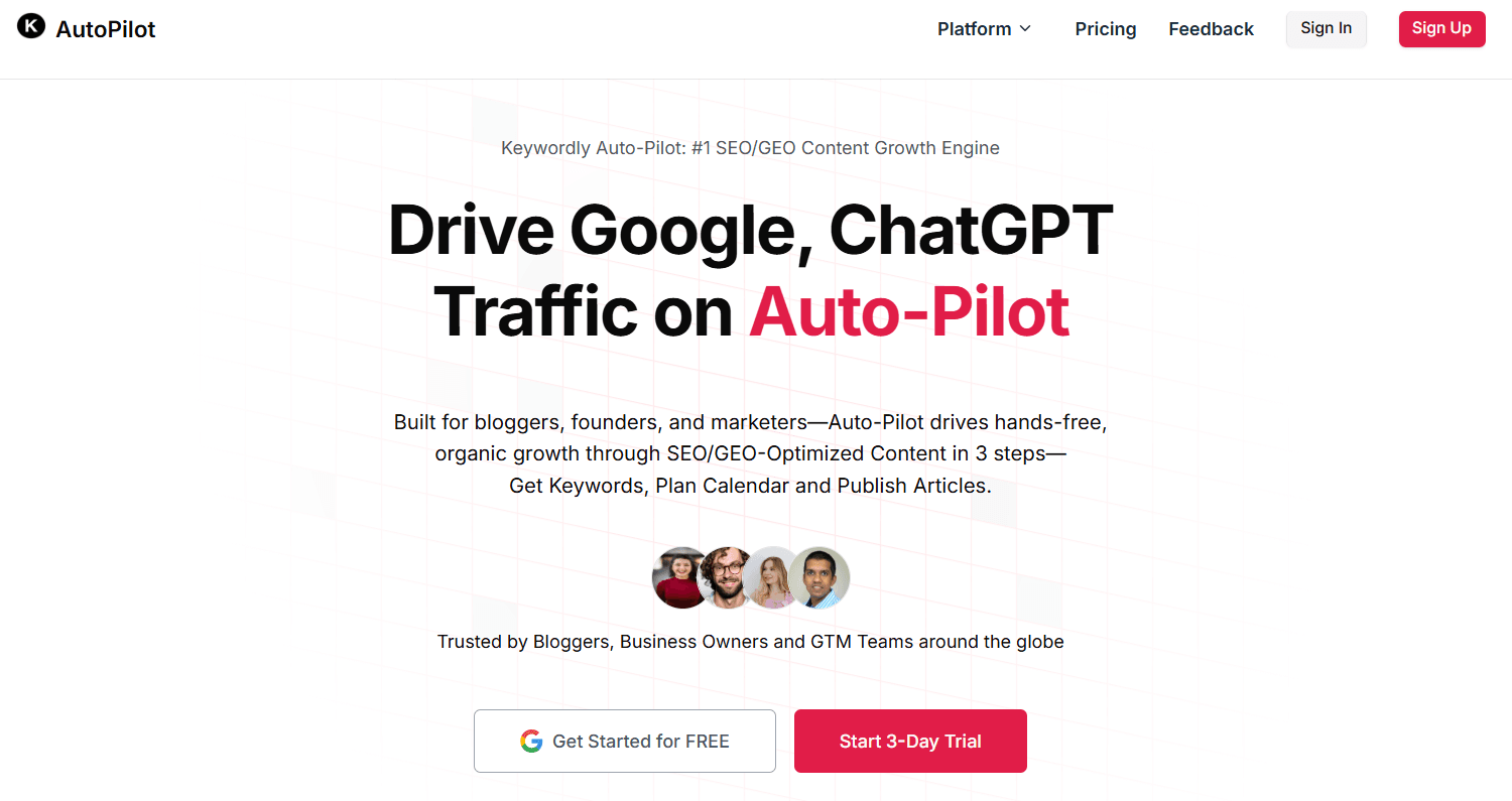 Keywordly Auto-pilot screenshot