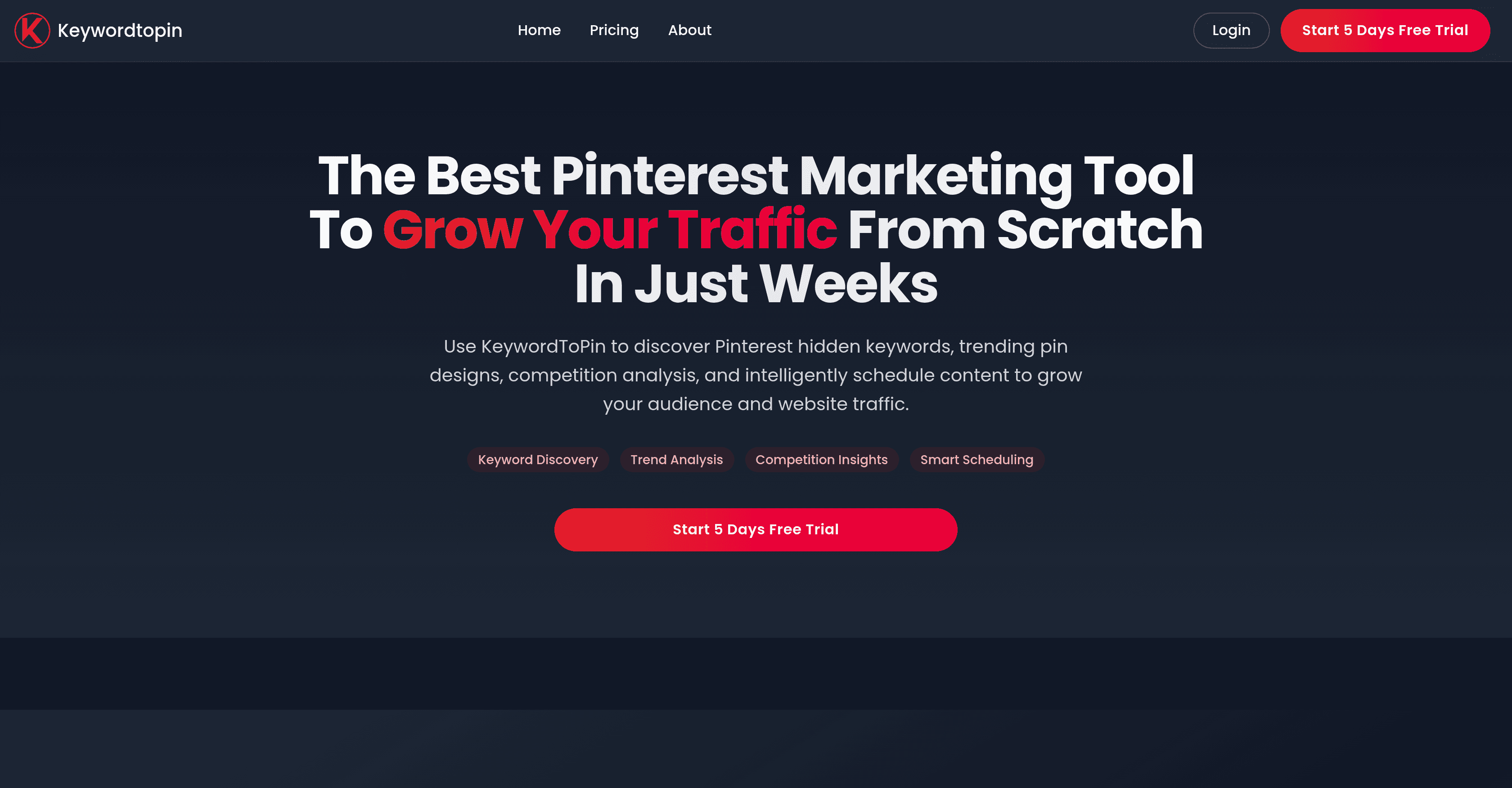 KeywordToPin screenshot
