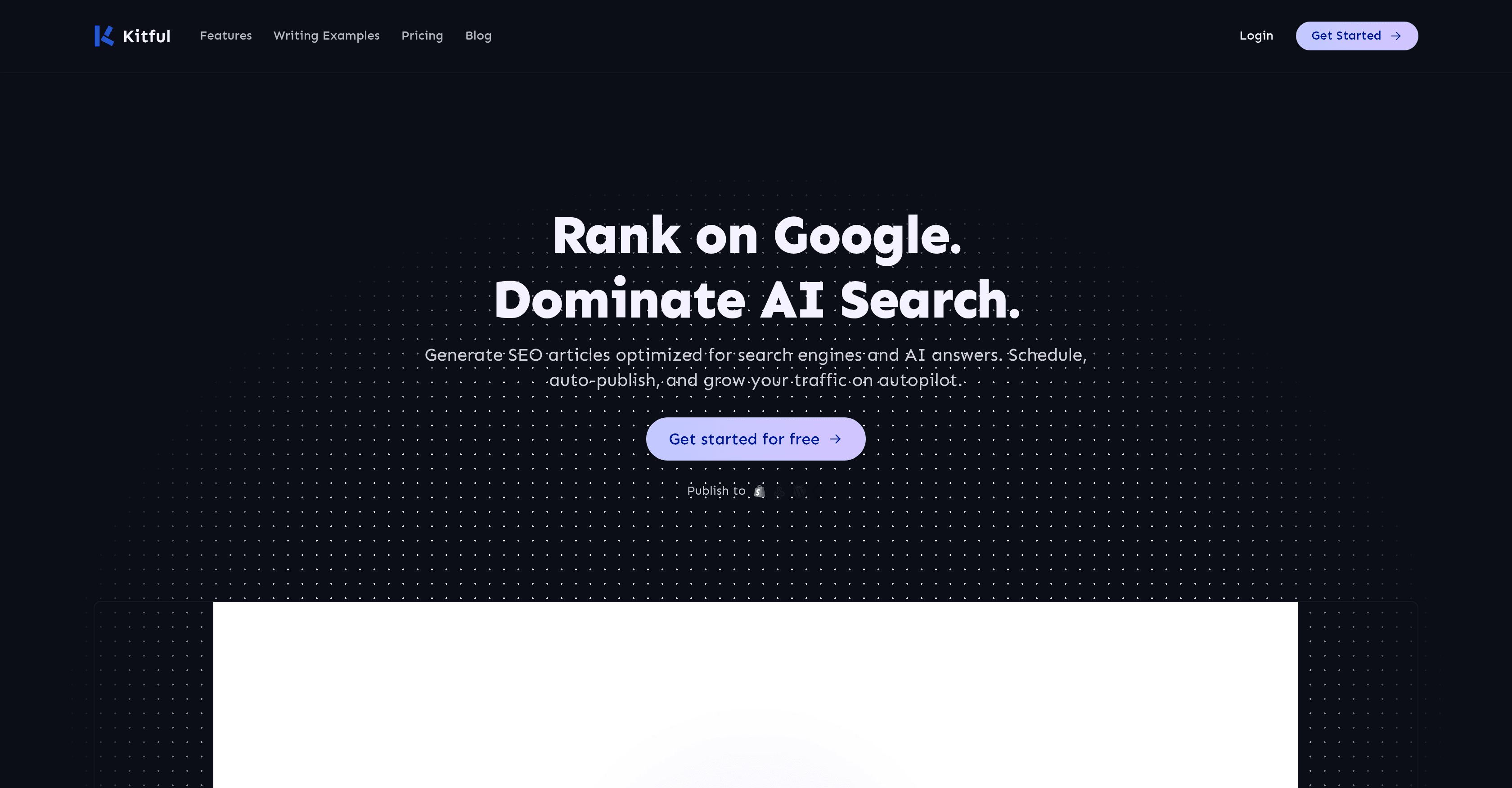 Kitful AI screenshot