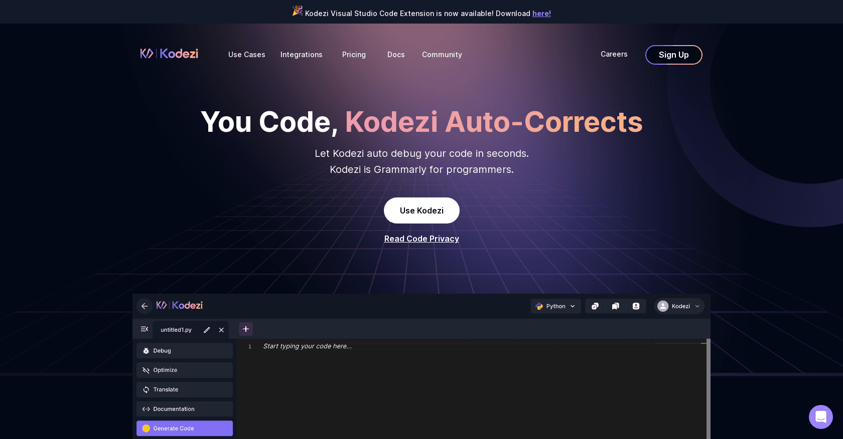 Kodezi screenshot