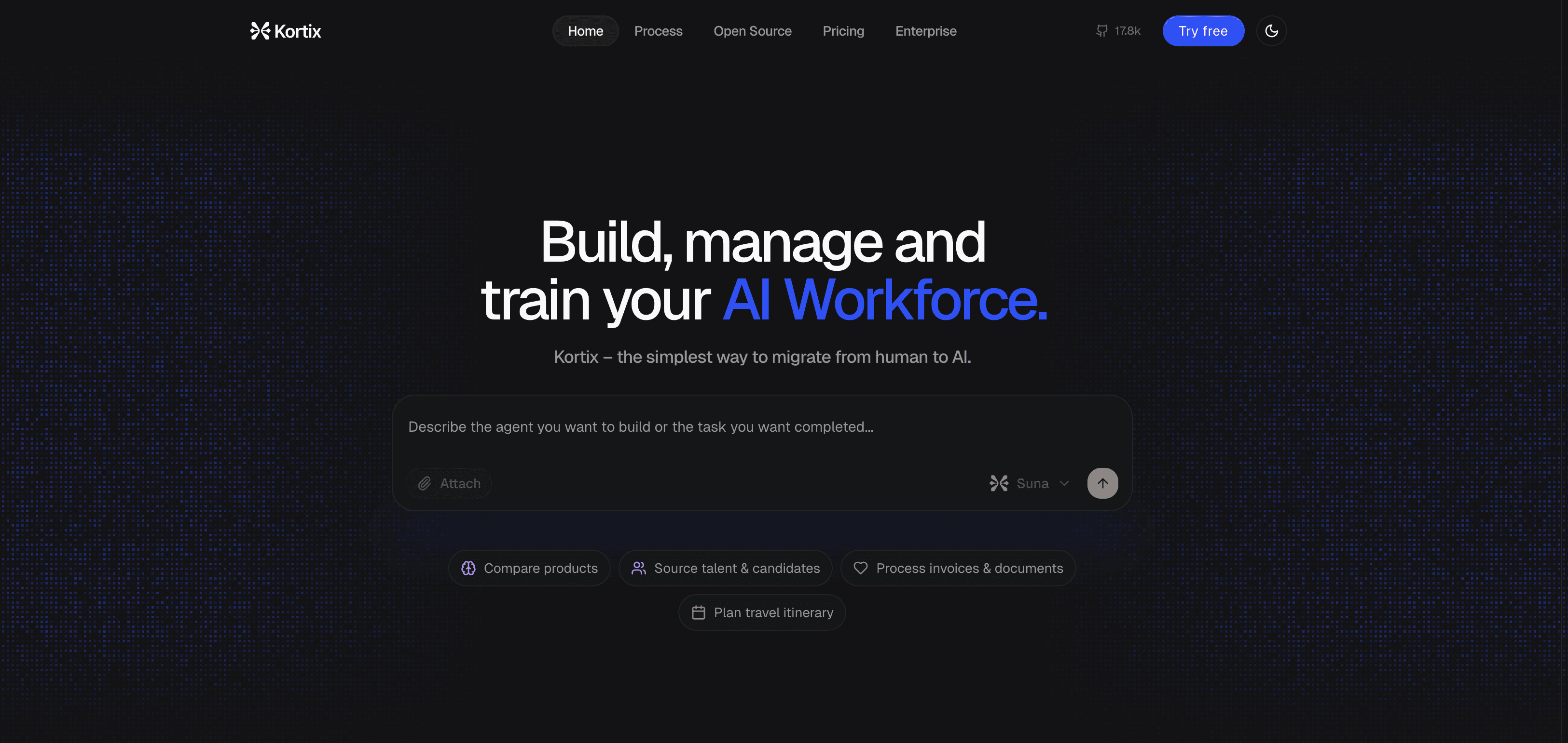 Kortix Suna screenshot