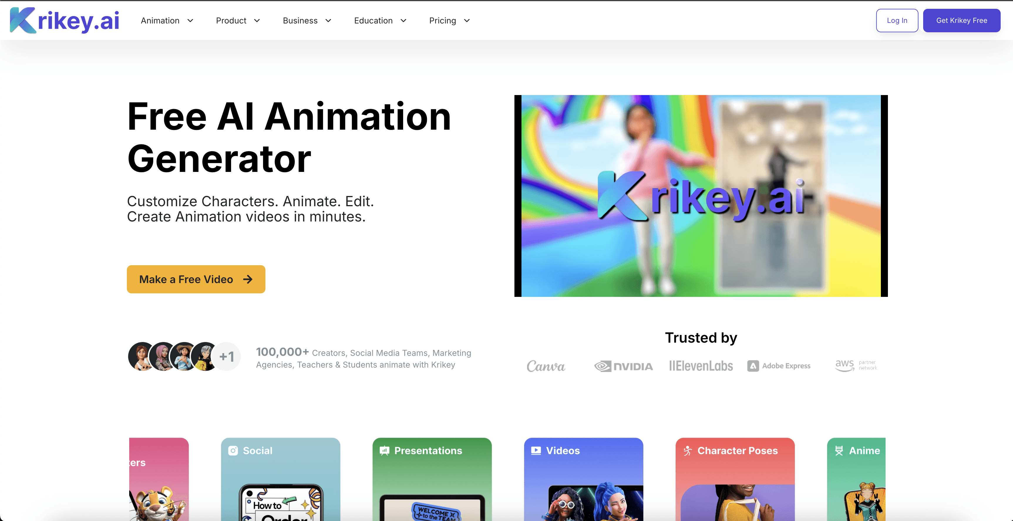 Krikey AI screenshot