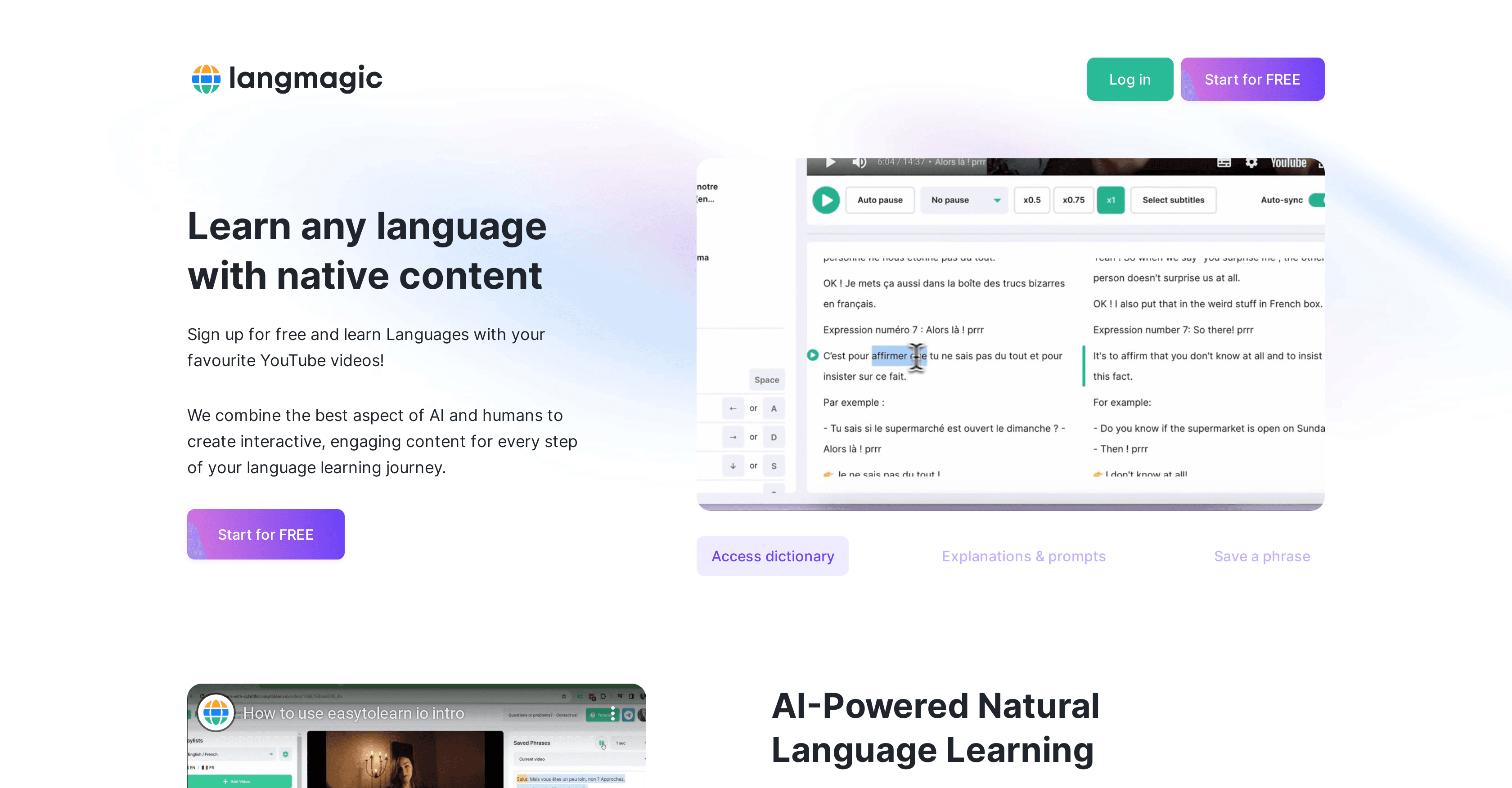 LangMagic screenshot