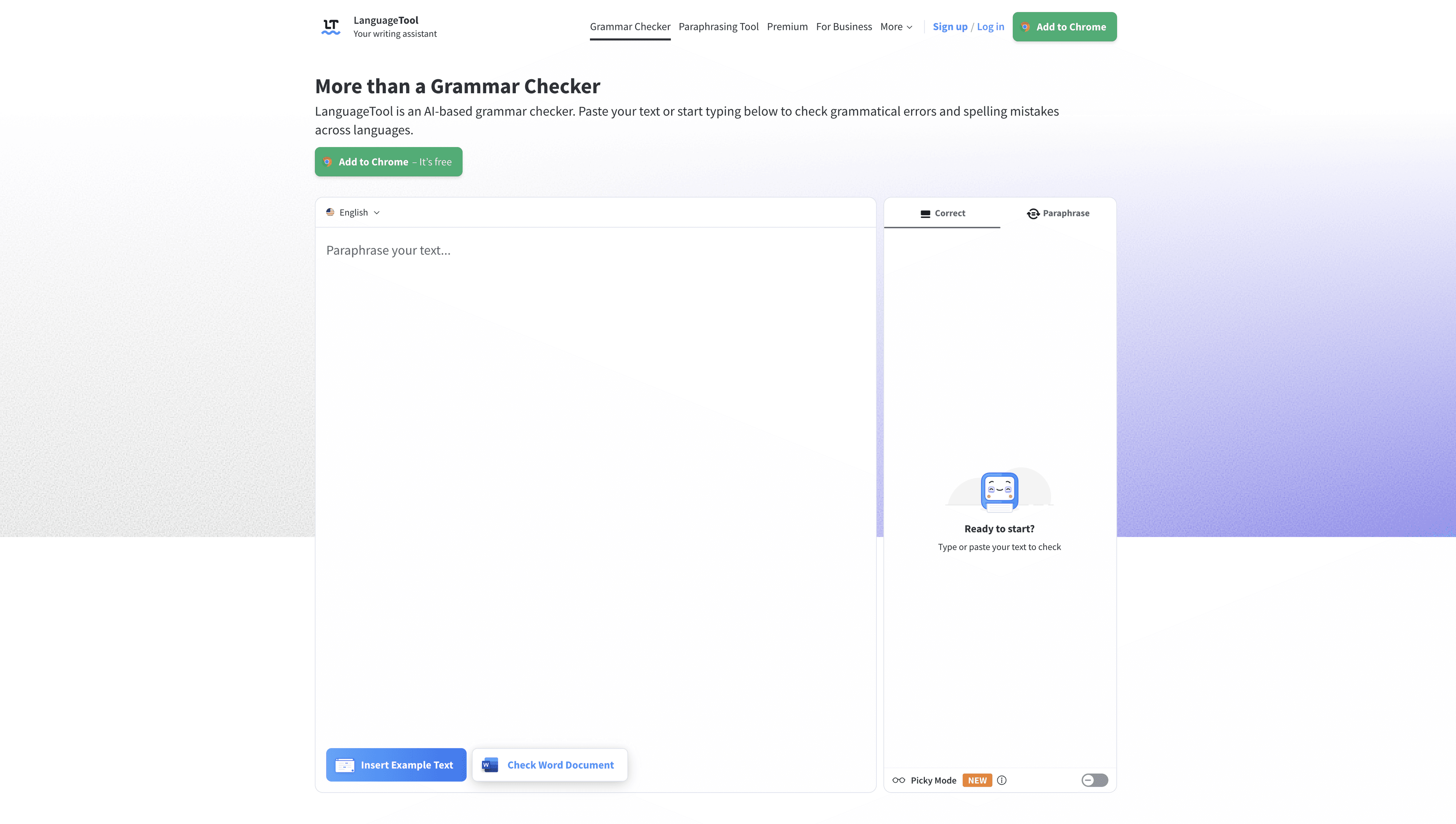 LanguageTool screenshot