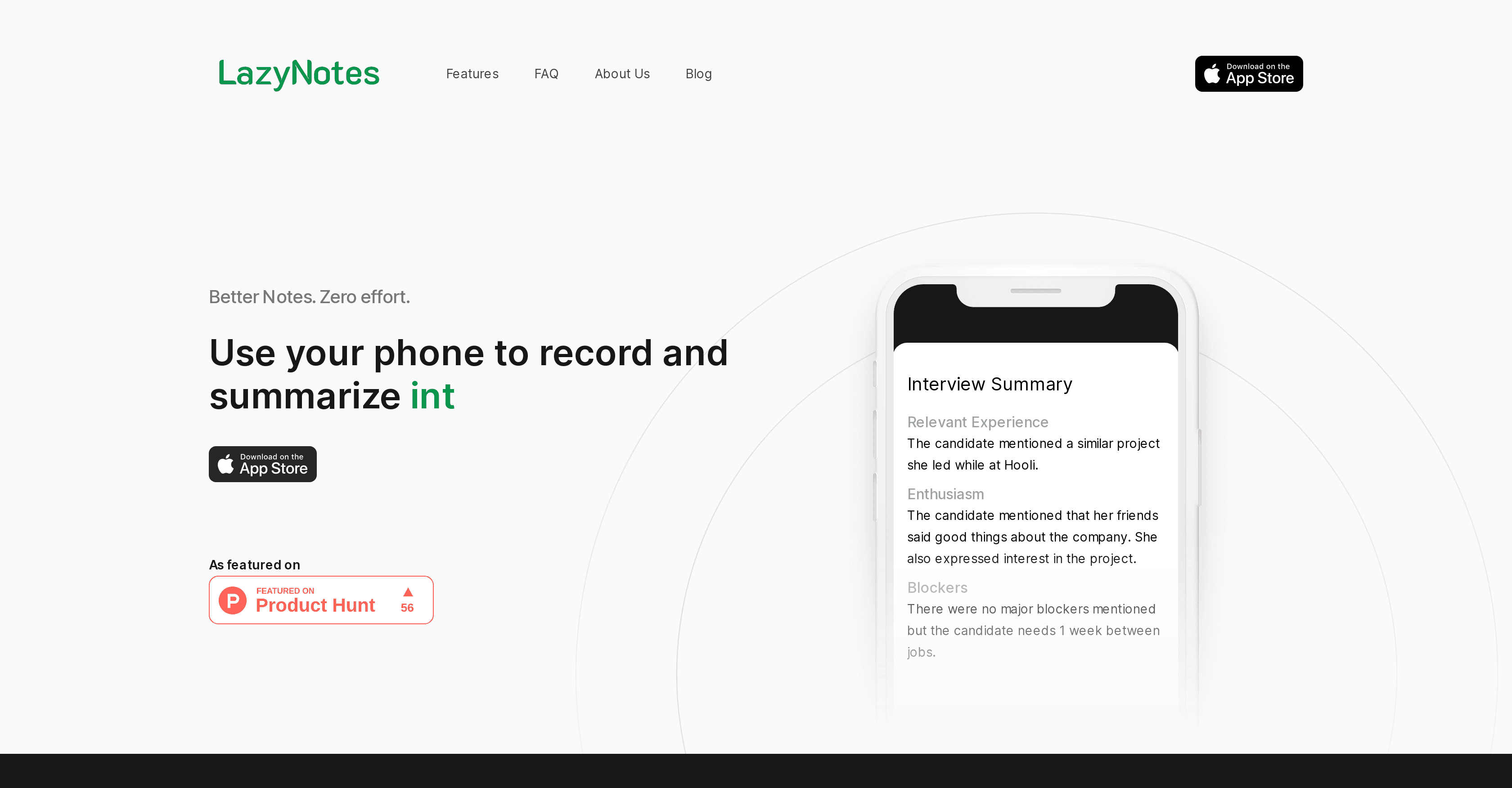 LazyNotes screenshot