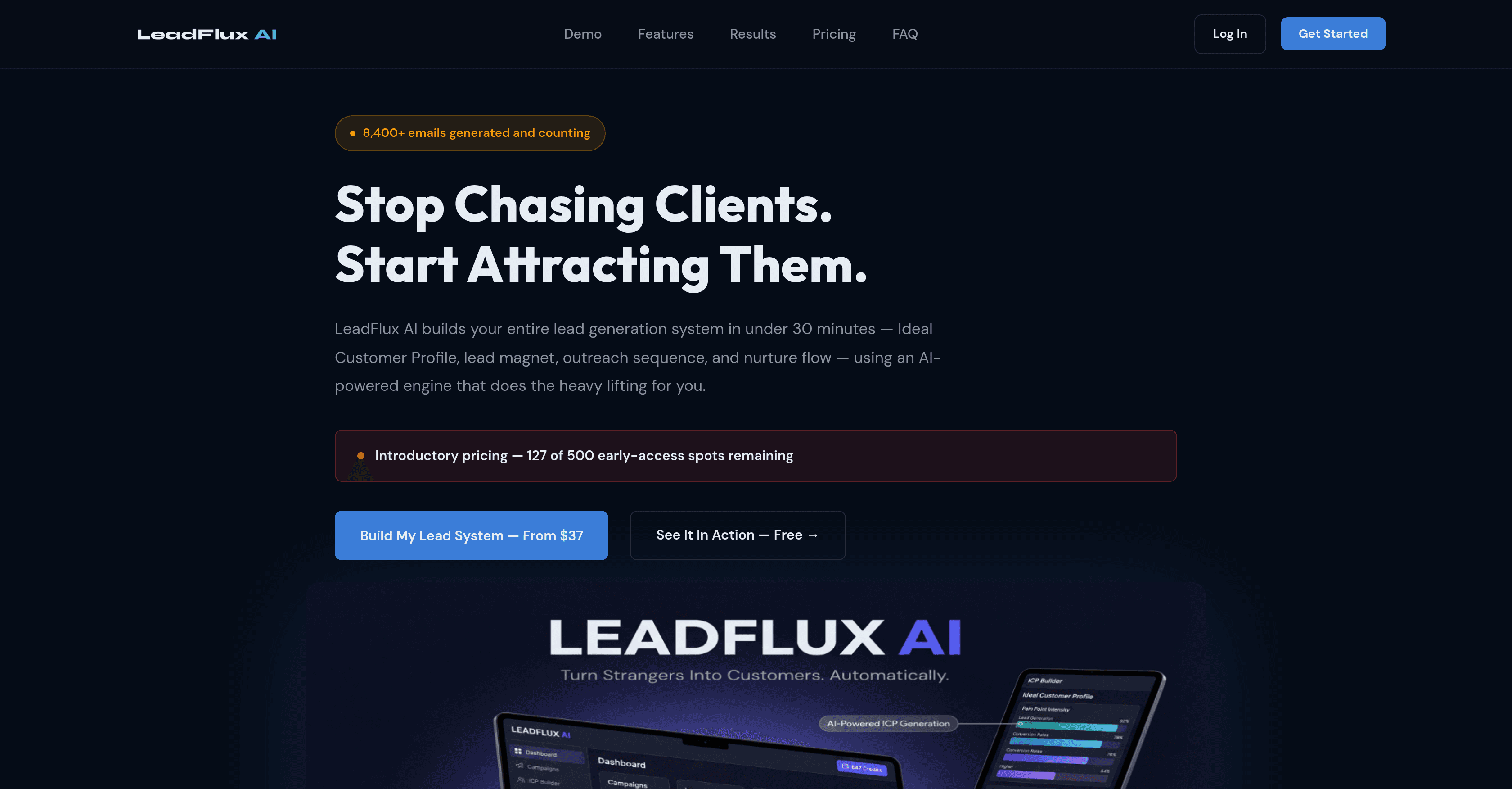 LeadFlux AI screenshot