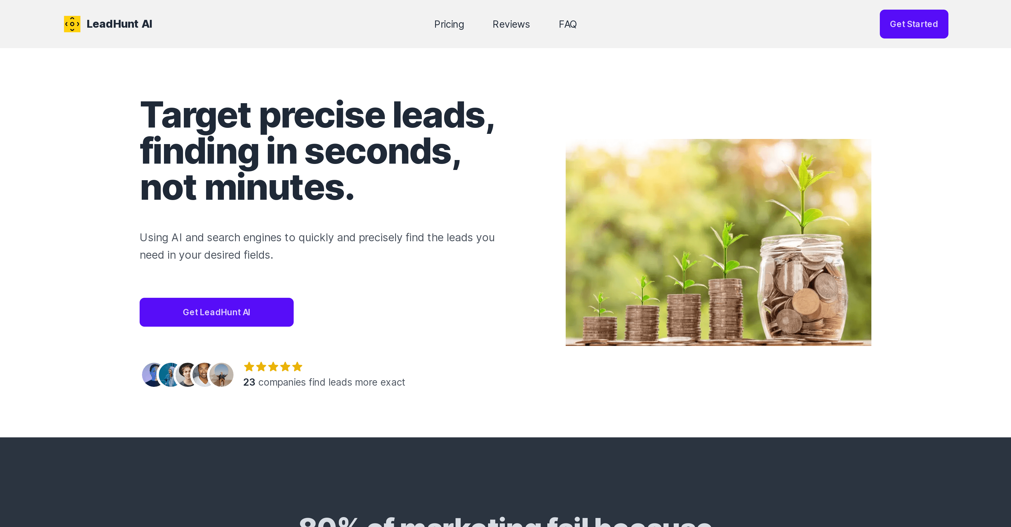 LeadHunt AI screenshot
