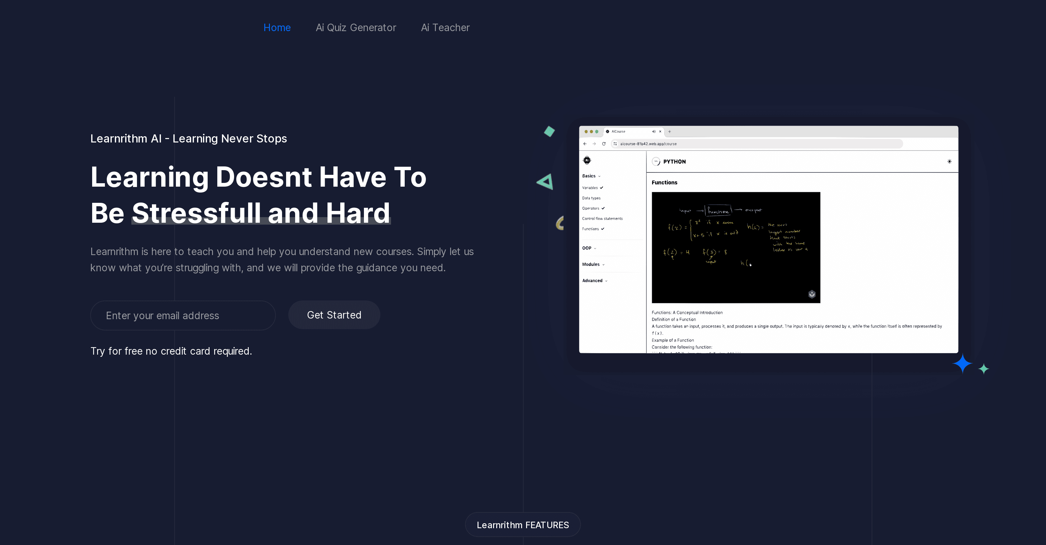 Learnrithm screenshot