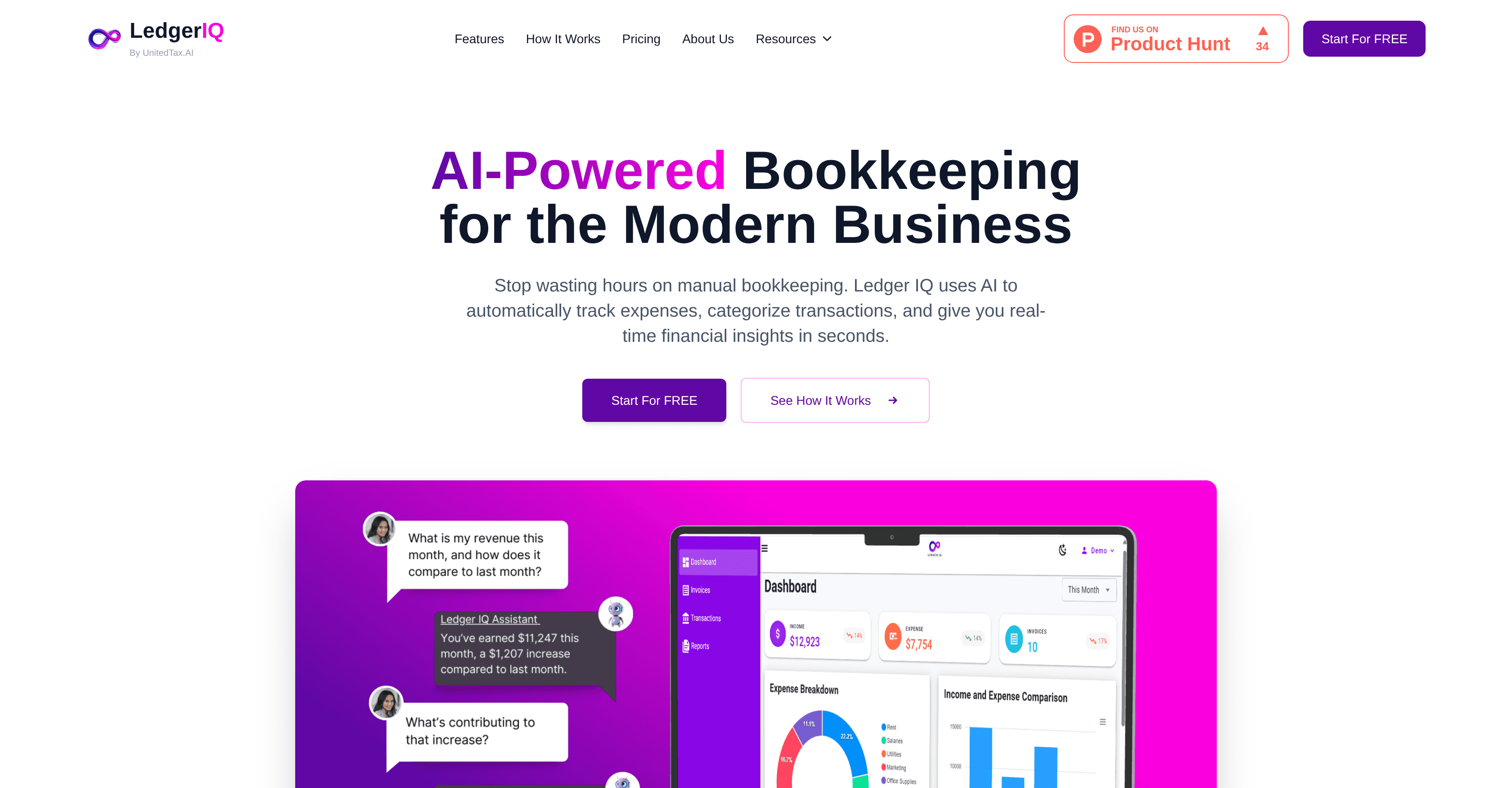 Ledger IQ screenshot