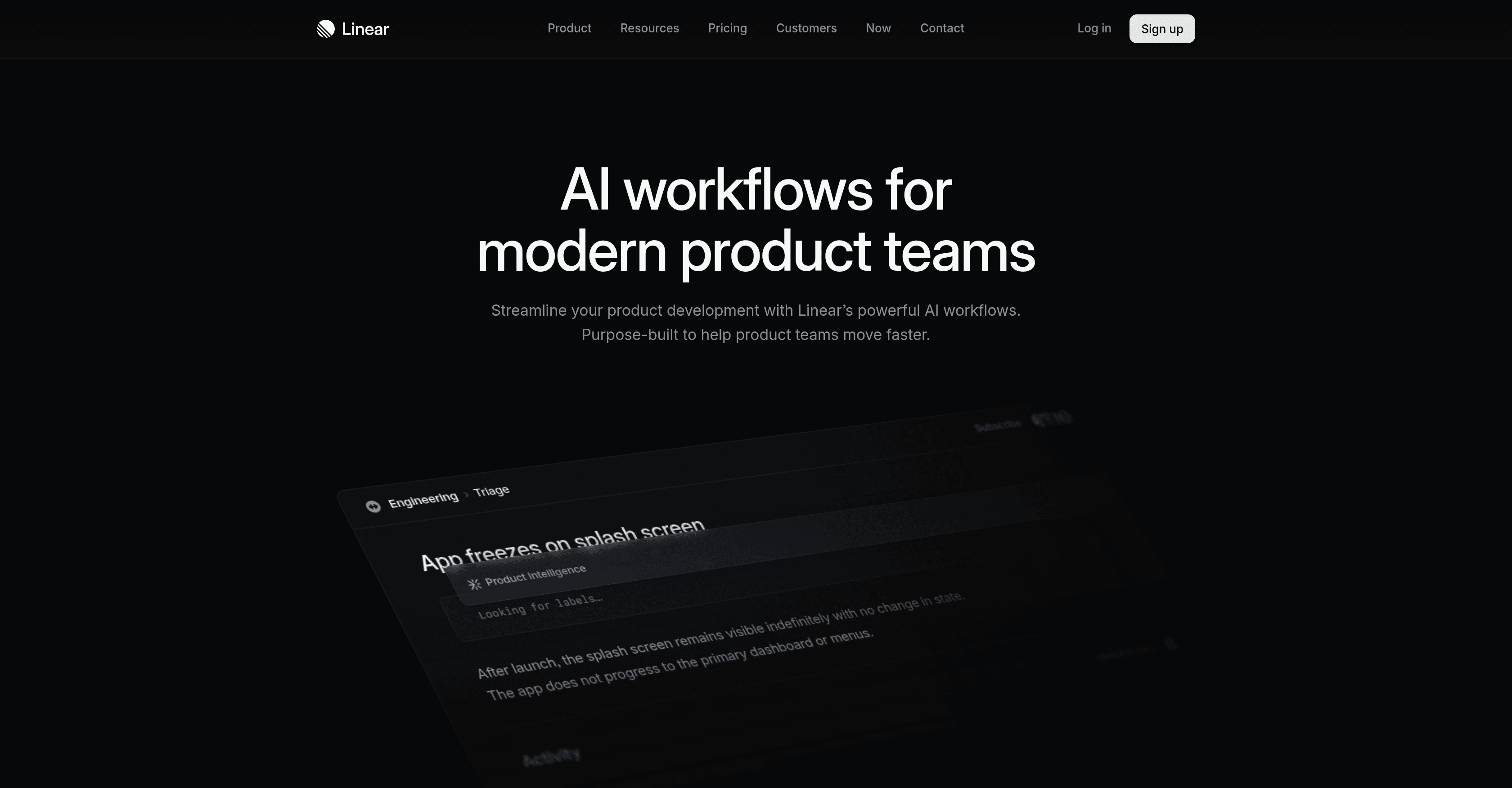 Linear AI screenshot