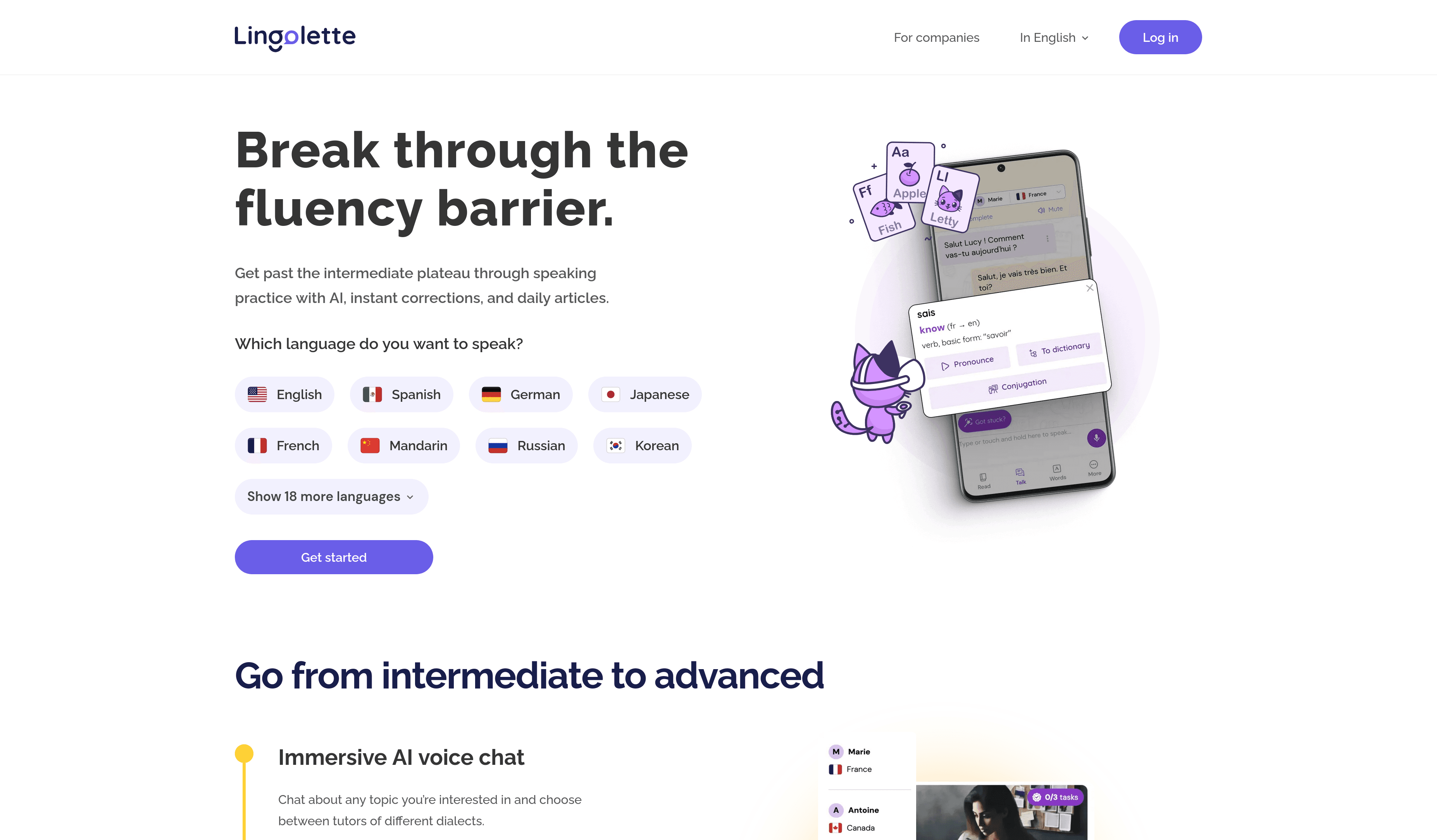 Lingolette screenshot