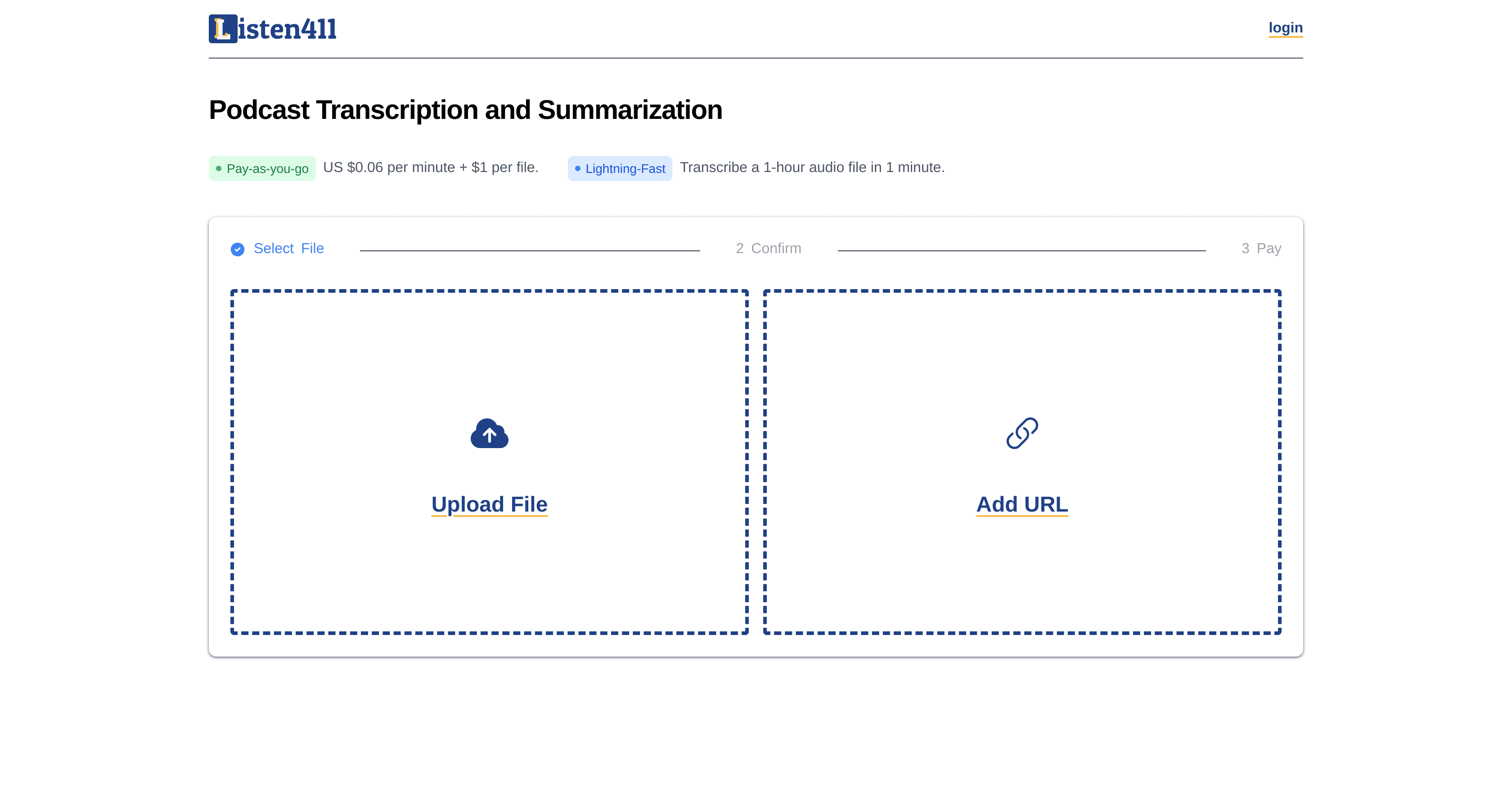 Listen411 screenshot