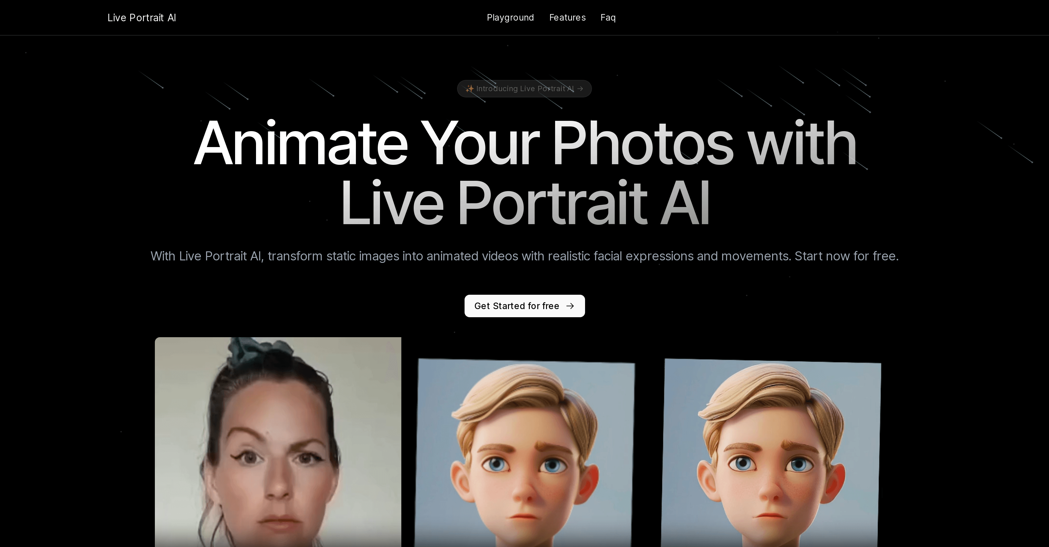Live Portrait AI screenshot