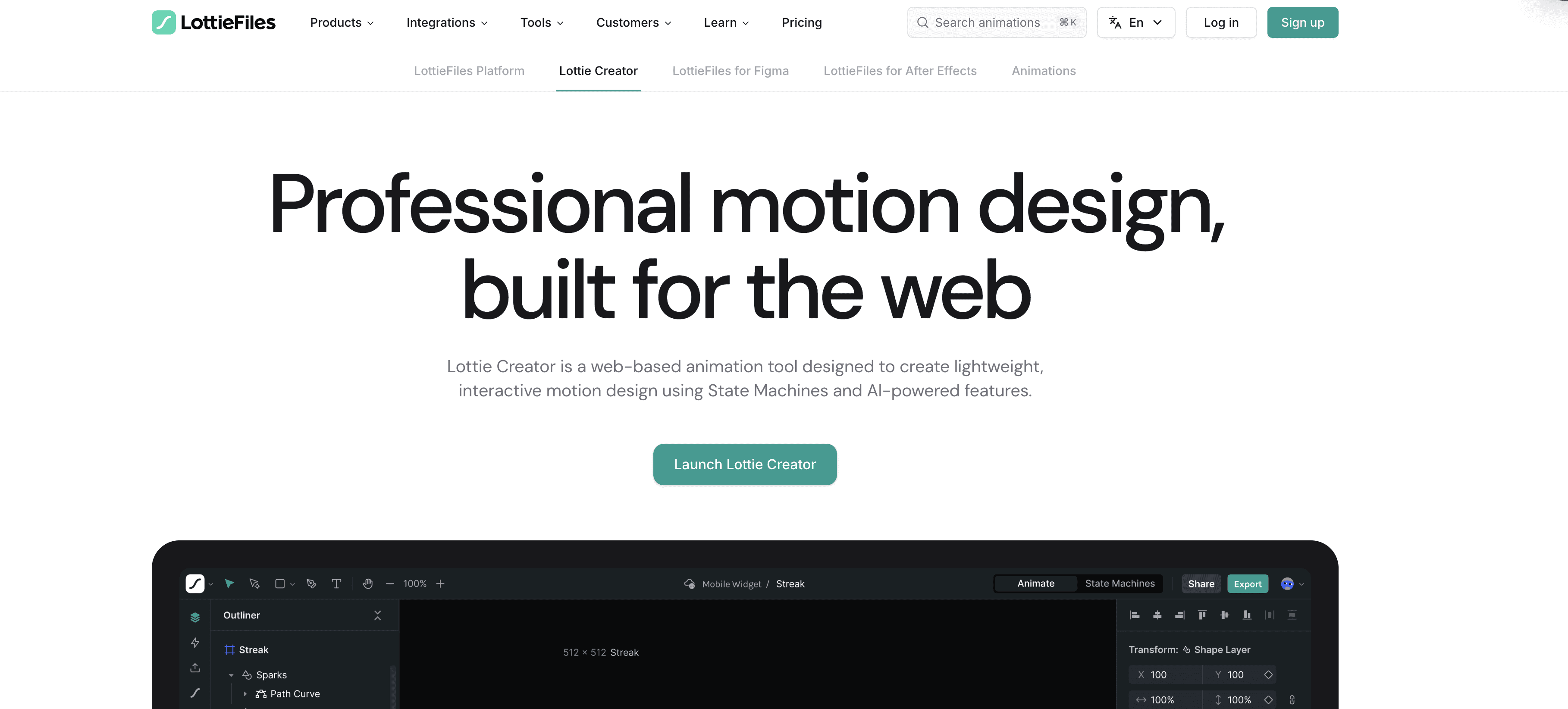 Lottie Creator screenshot