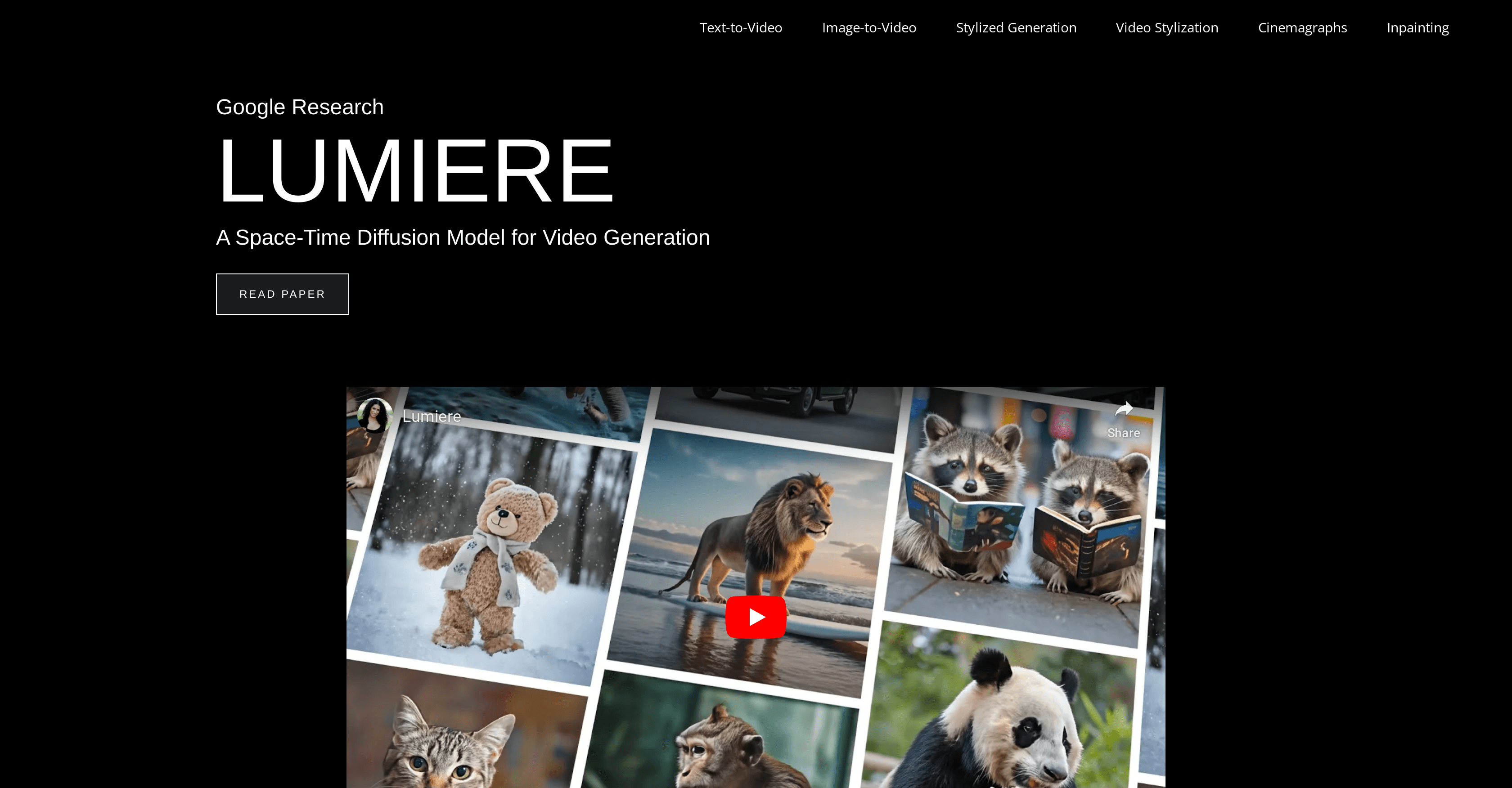Lumiere screenshot