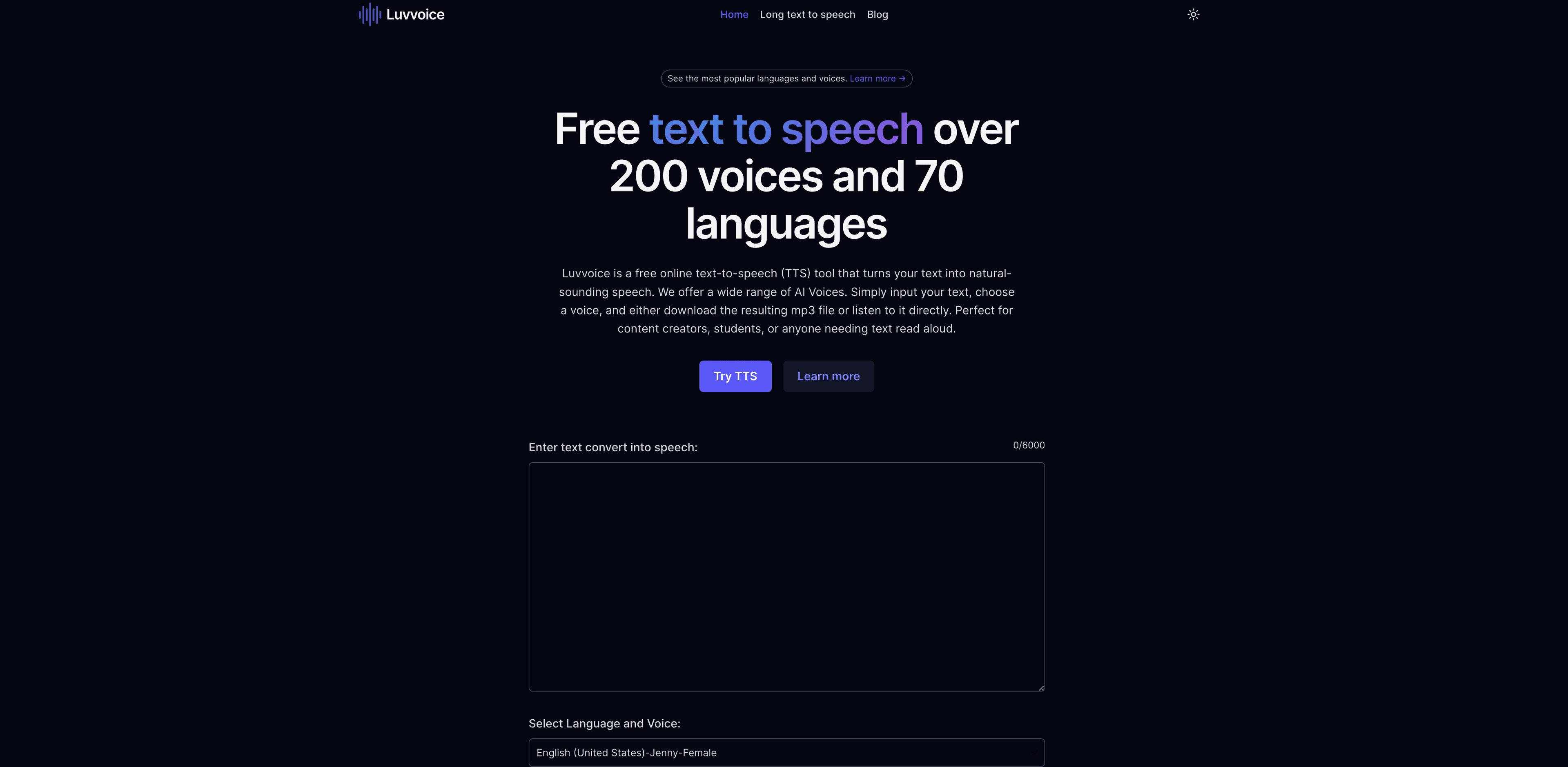 Luvvoice screenshot