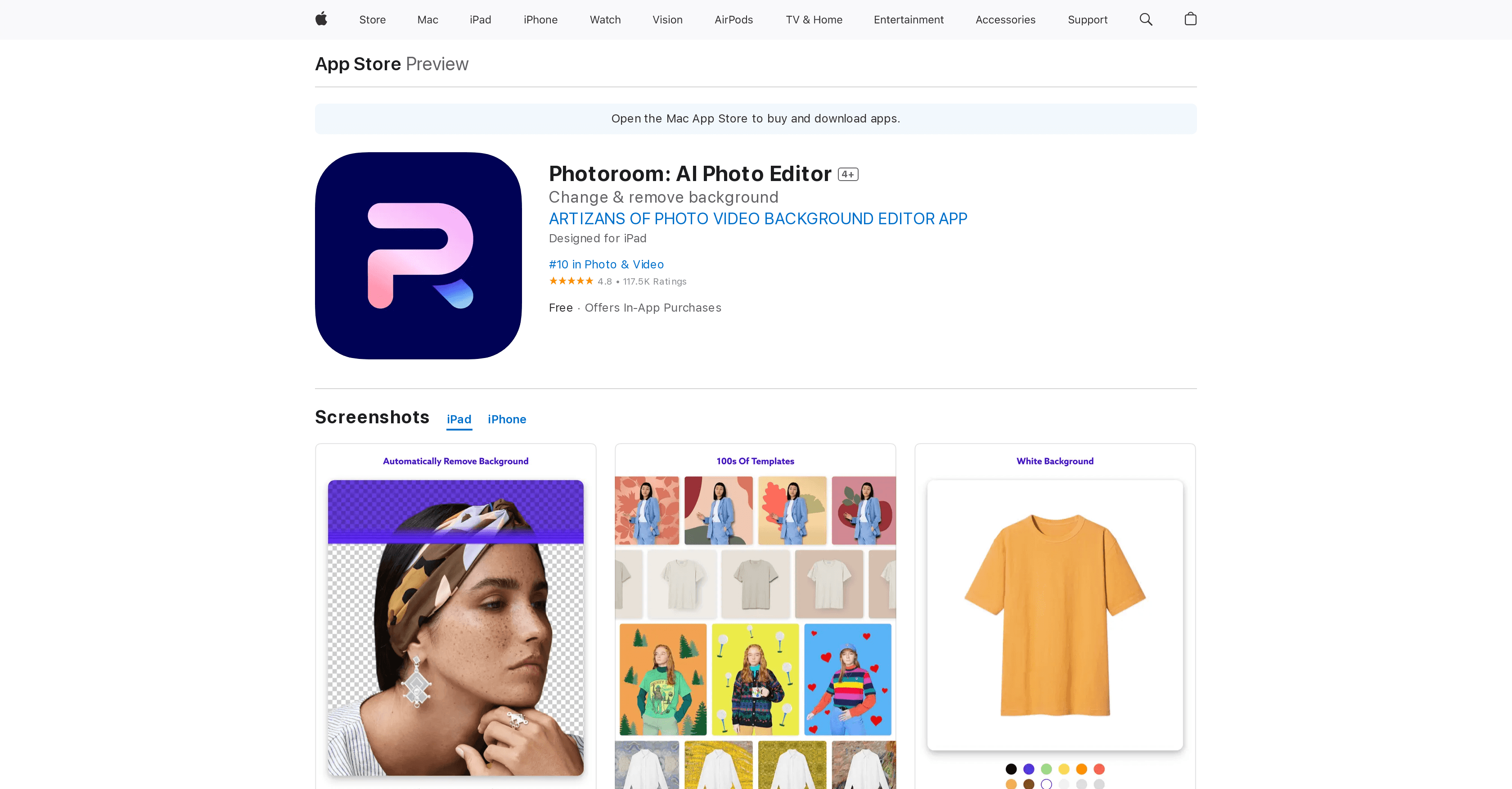 Photoroom: AI Photo Editor screenshot