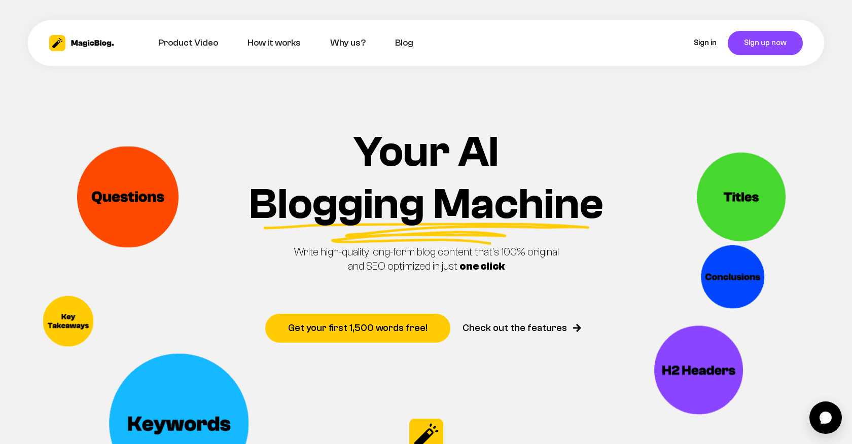 MagicBlog screenshot