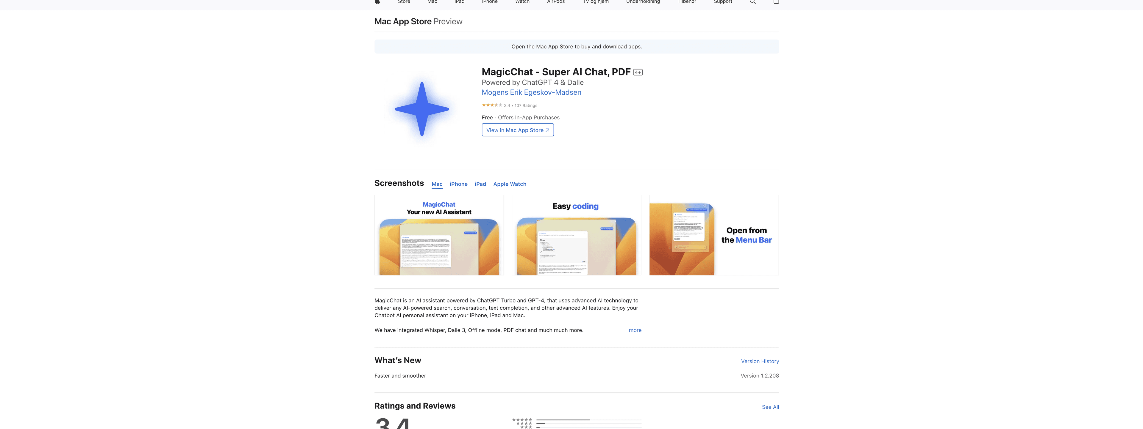 MagicChat screenshot