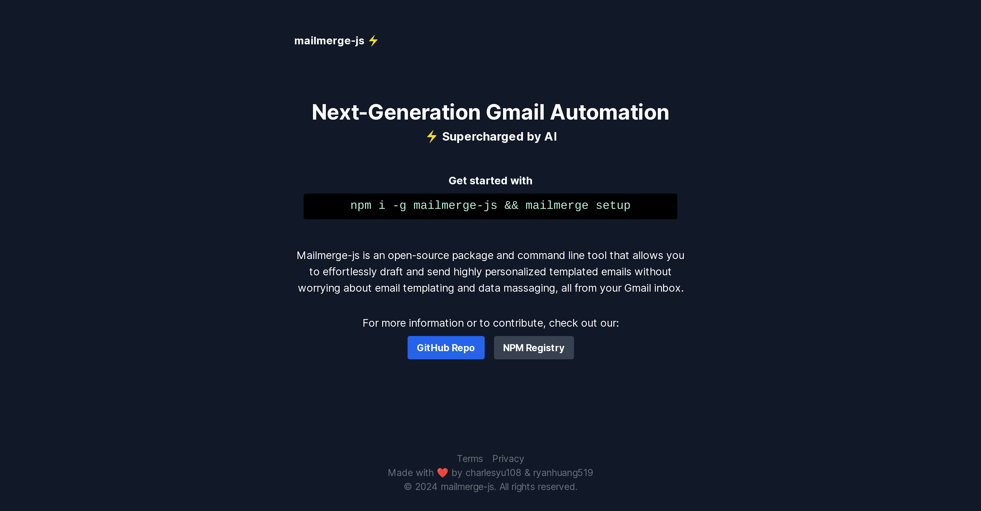 Mailmerge-JS screenshot