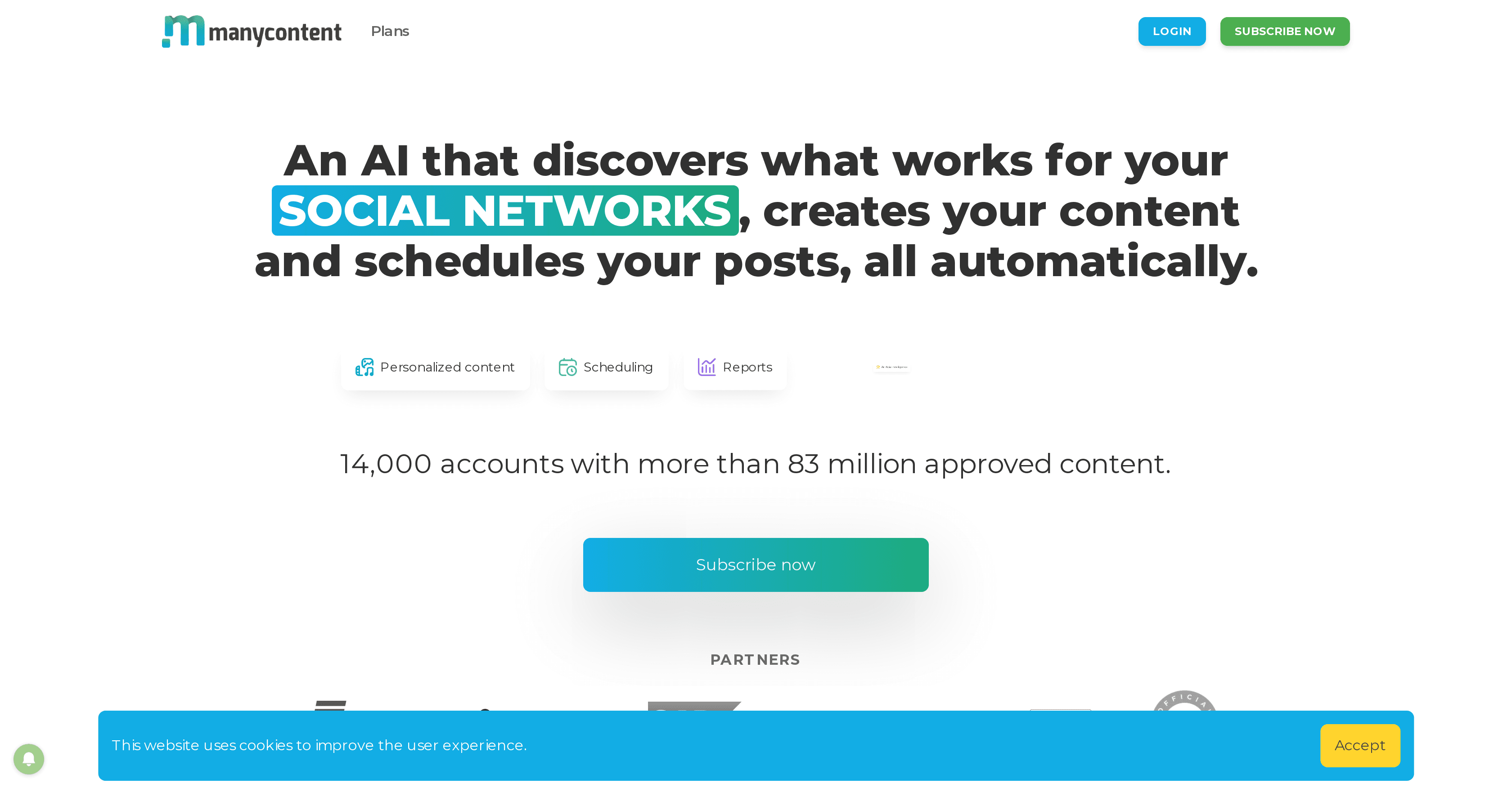 Manycontent screenshot