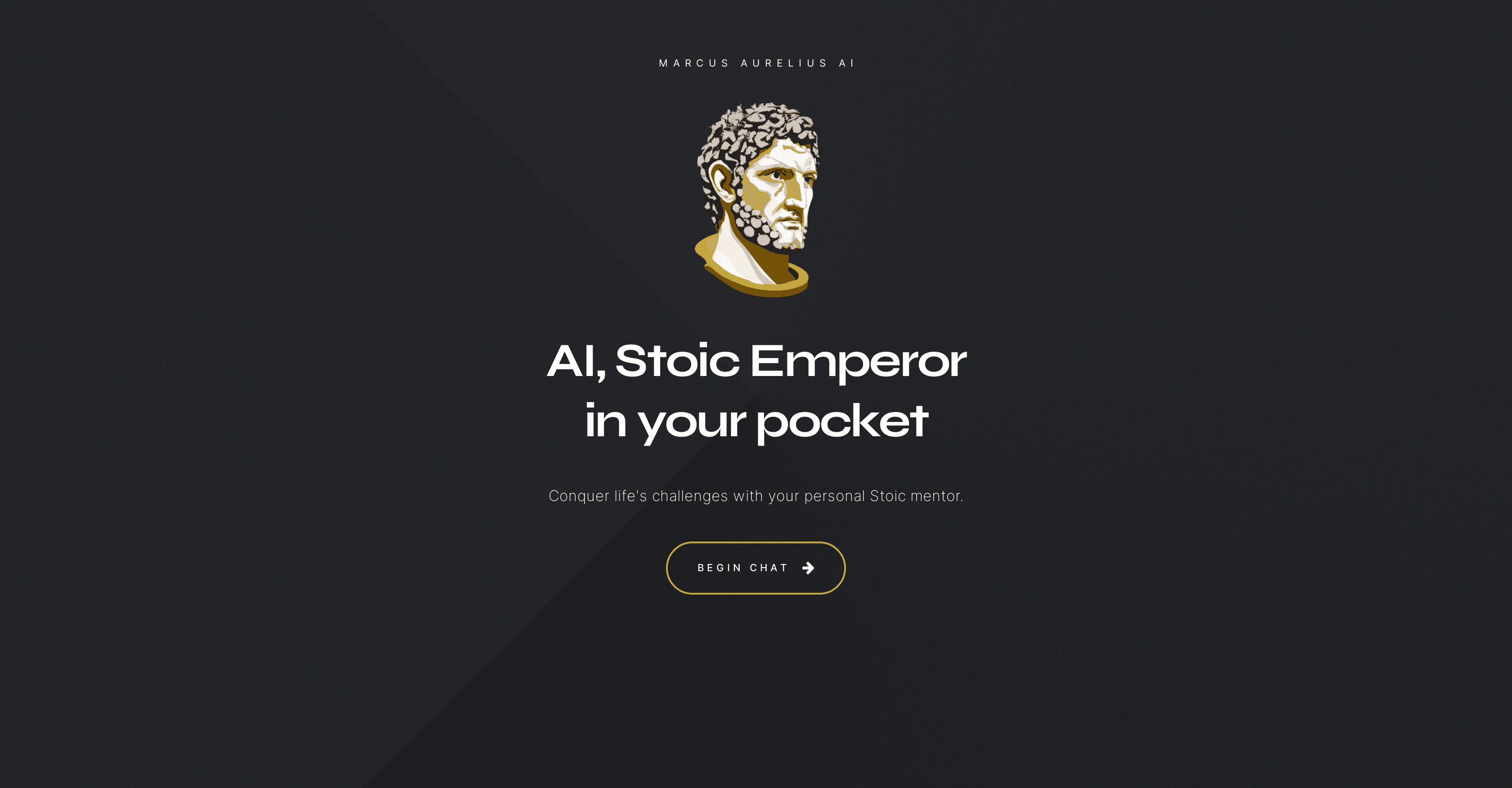 Marcus Aurelius AI screenshot