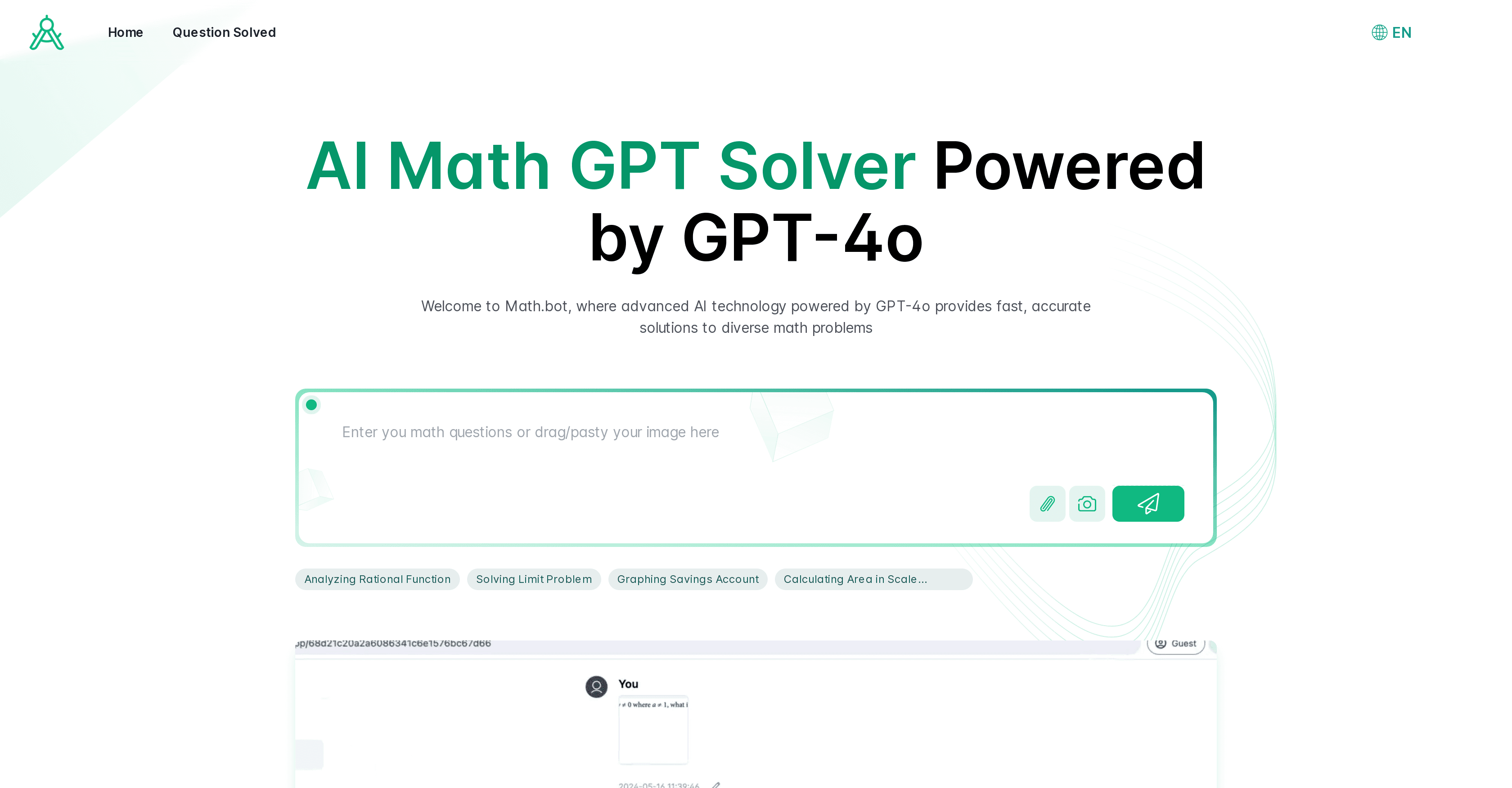 Math Bot screenshot