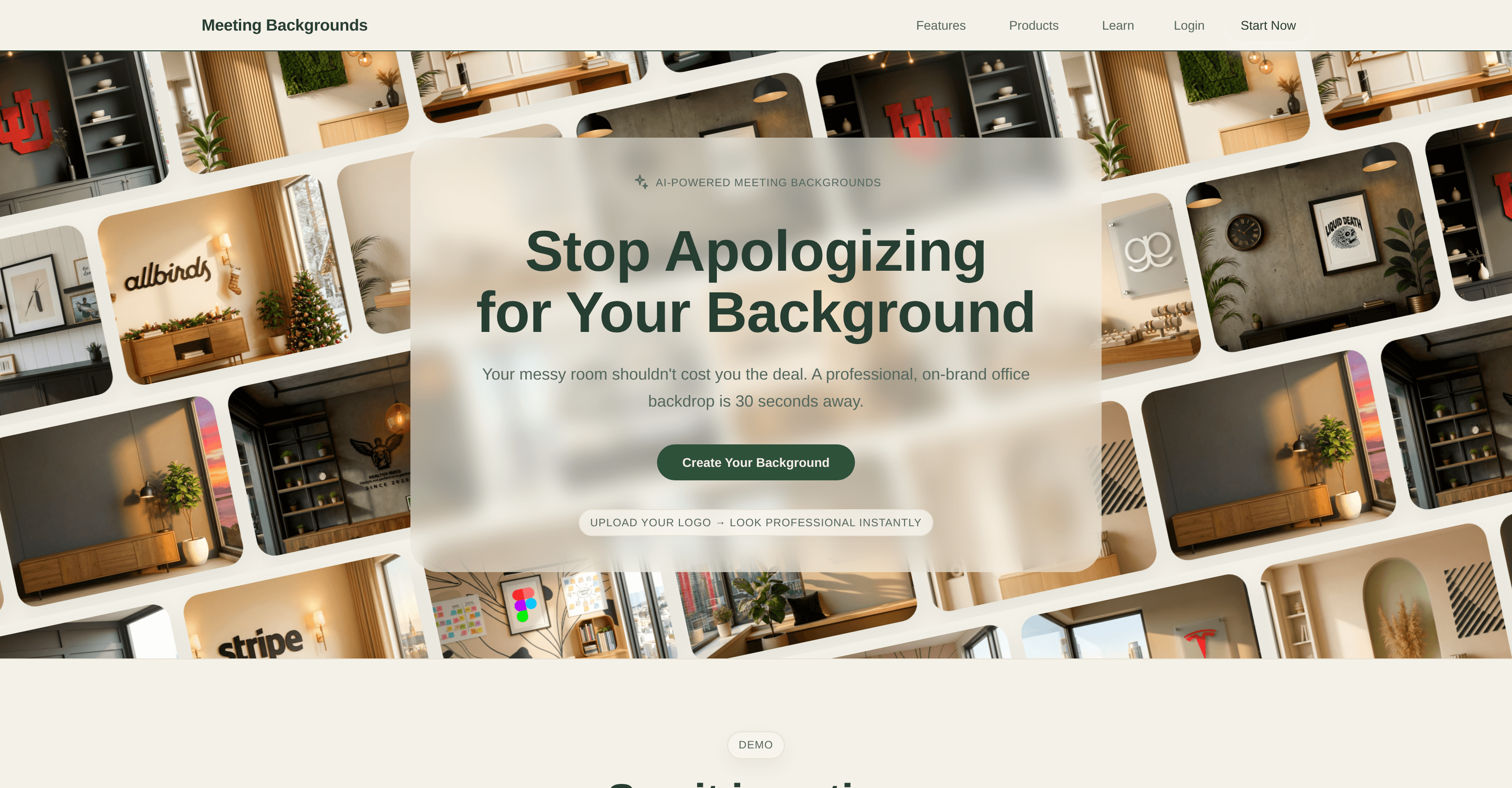 Meeting Backgrounds screenshot