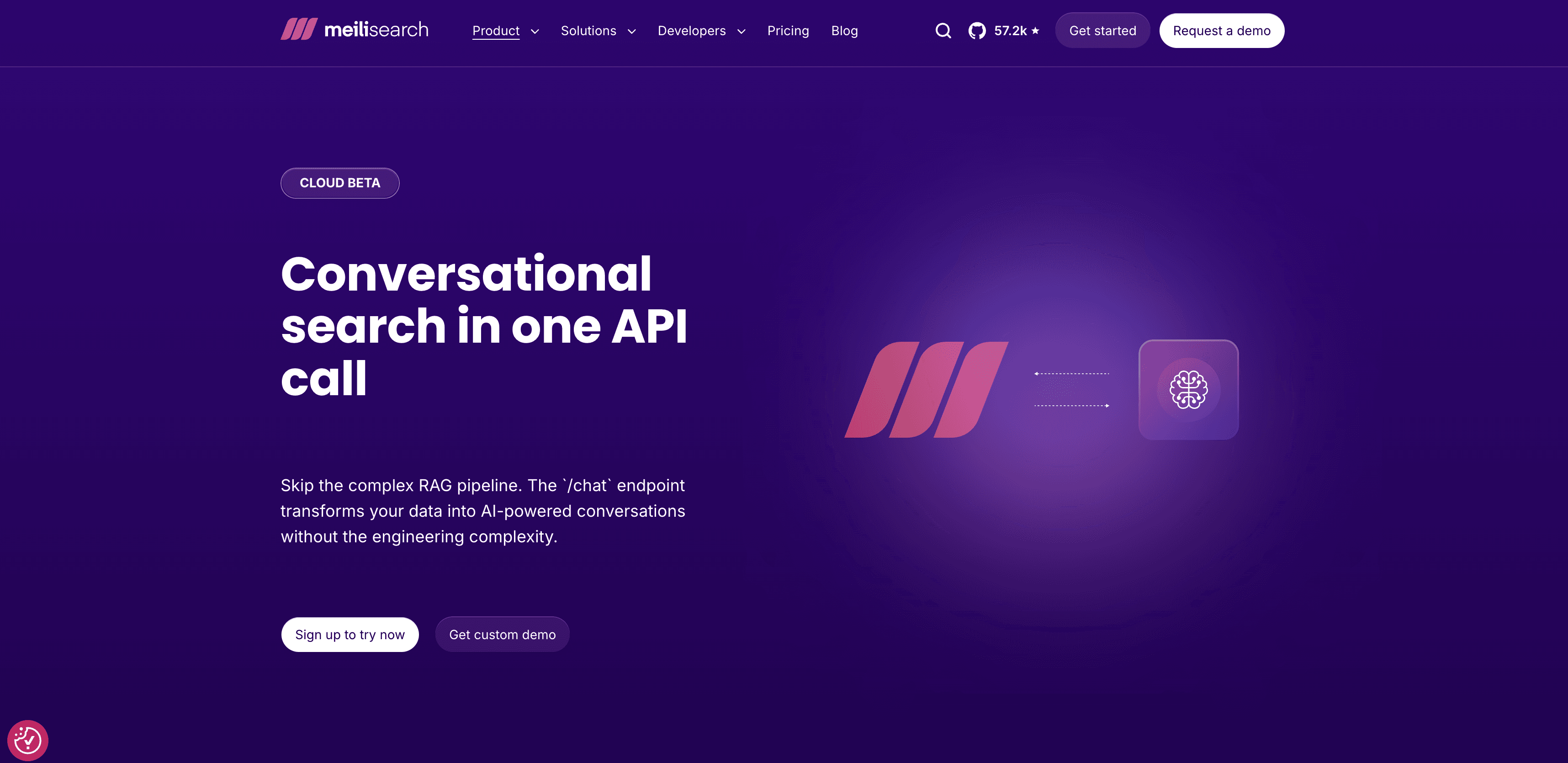 Meilisearch screenshot