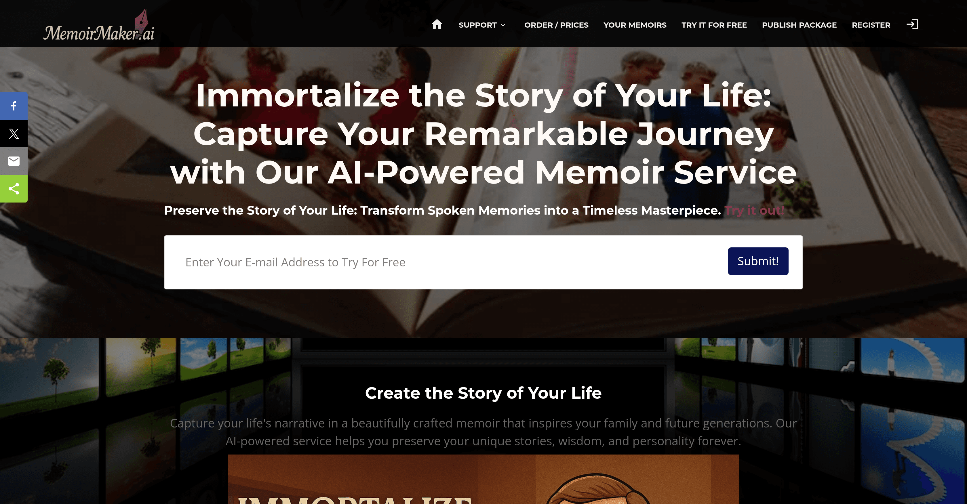 Memoir Maker screenshot