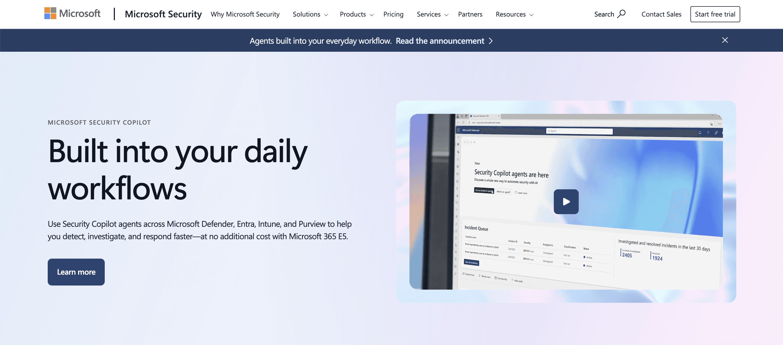 Microsoft Security Copilot screenshot