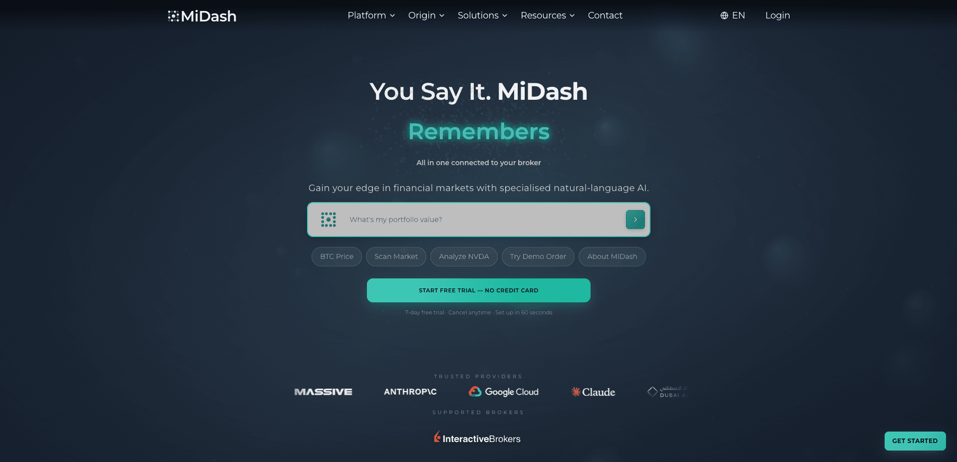 MiDash AI screenshot