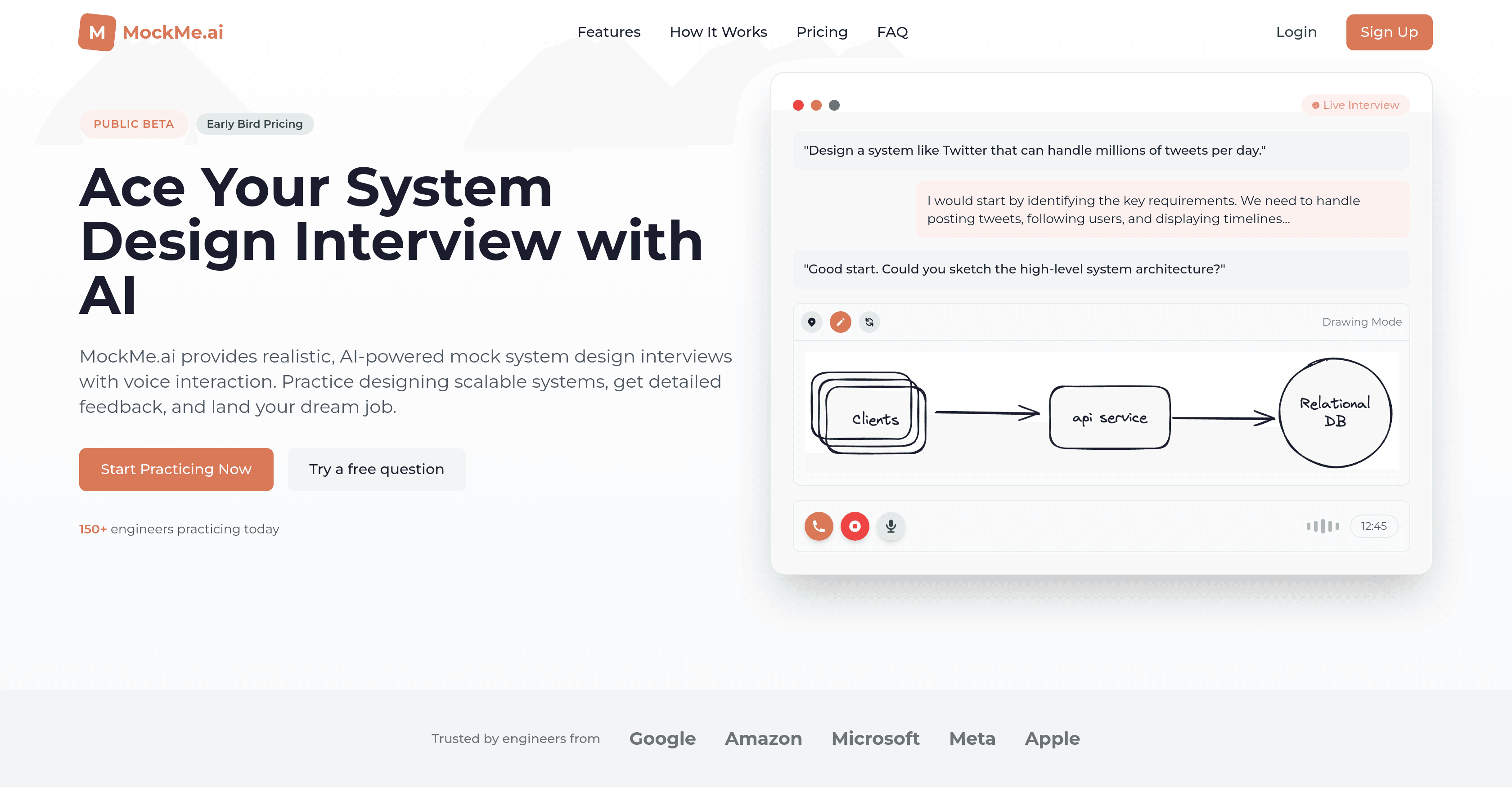 MockMe.ai screenshot