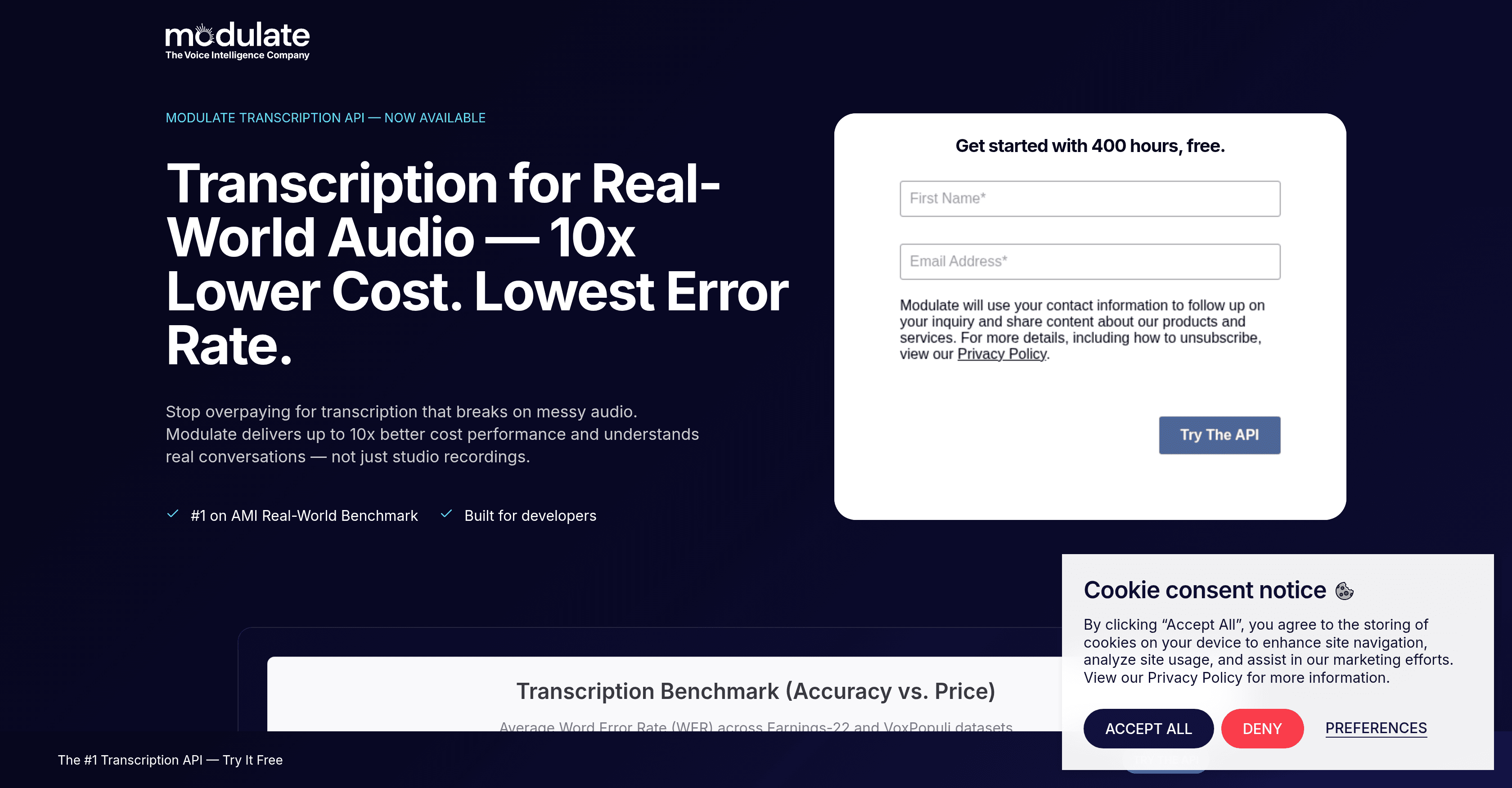 Velma Transcribe by Modulate screenshot