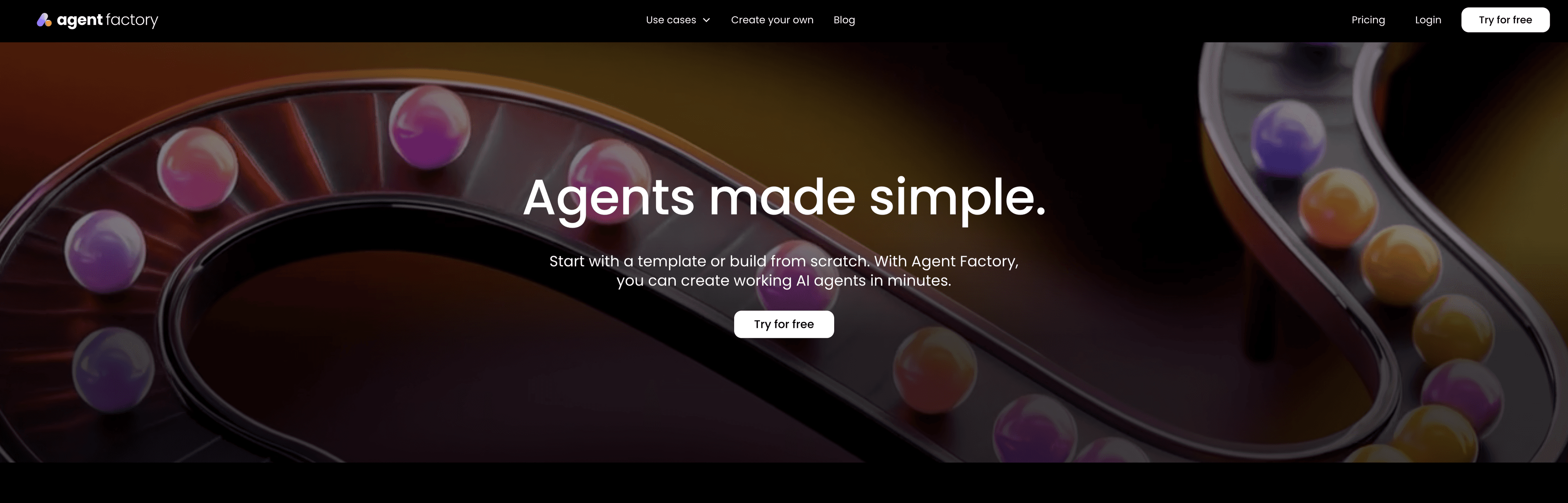 Monday Agent Factory screenshot