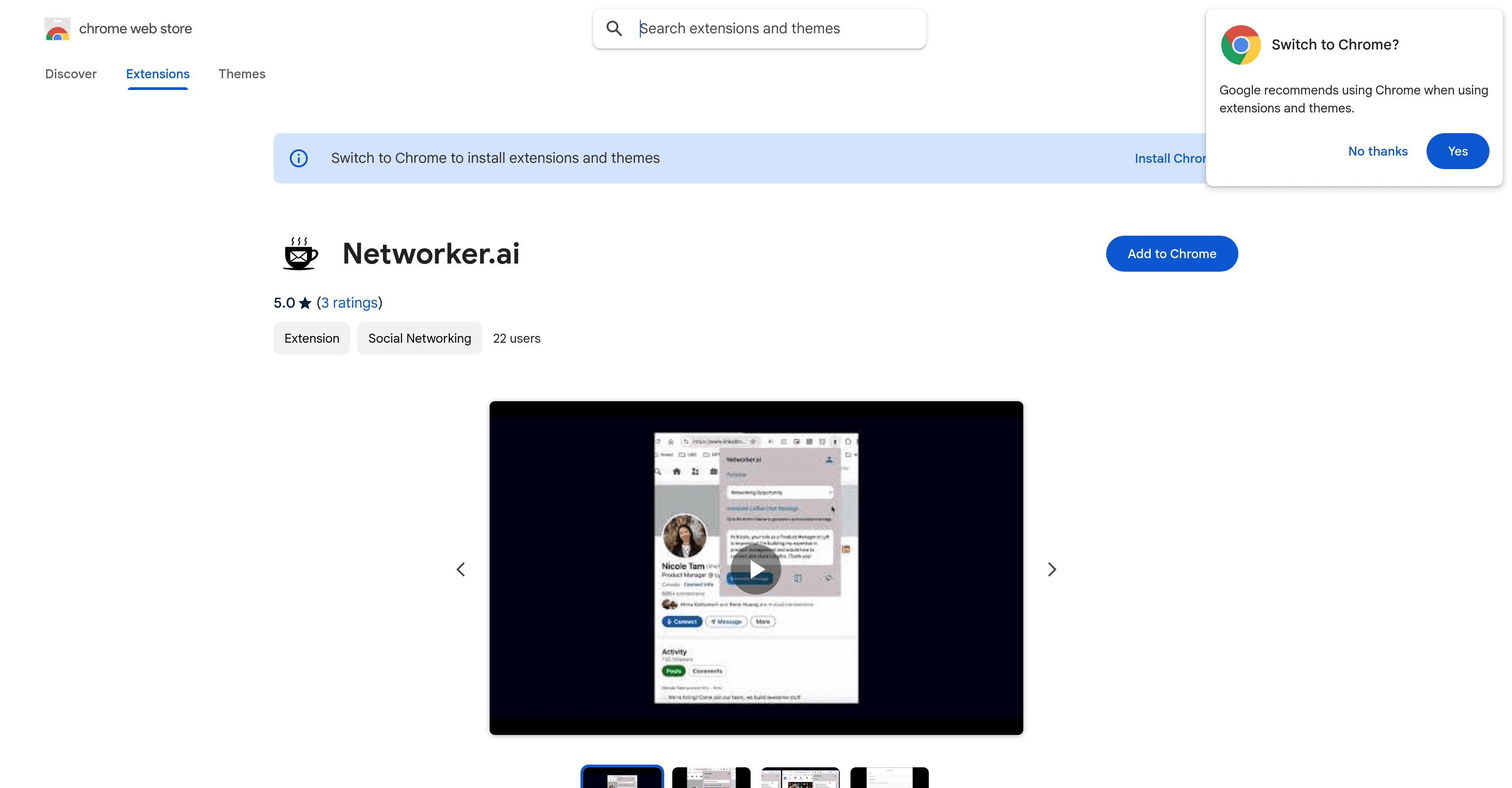 Networker.ai screenshot