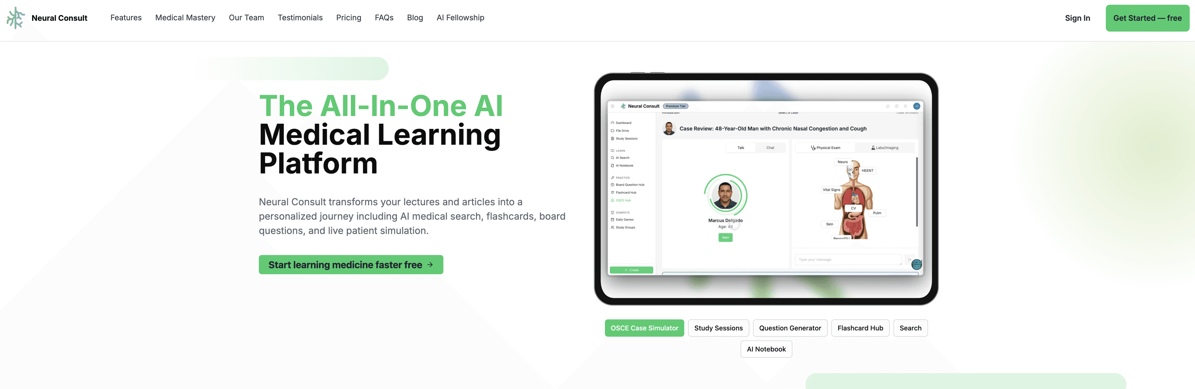 Neural Consult screenshot