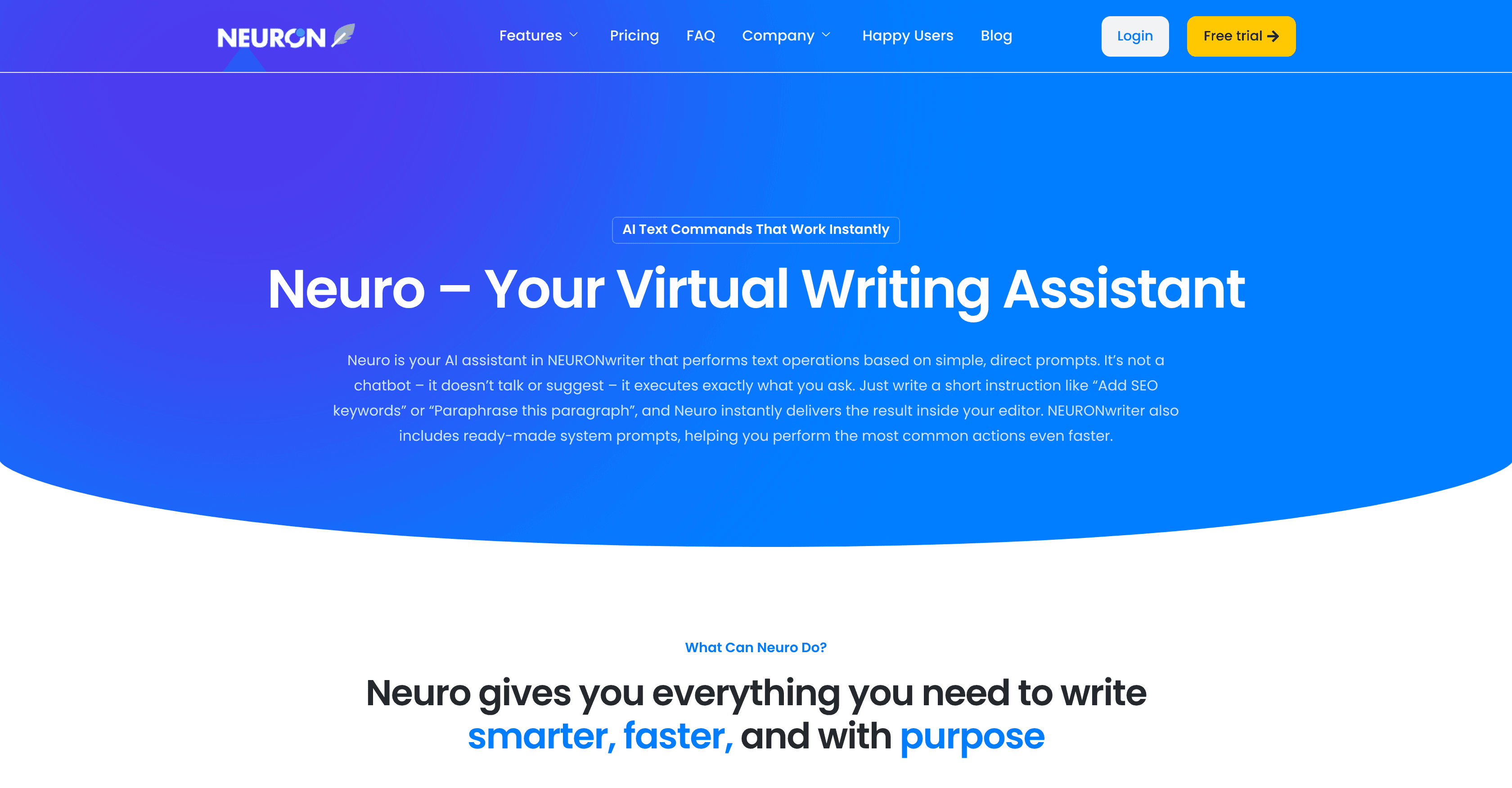 NeuronWriter screenshot