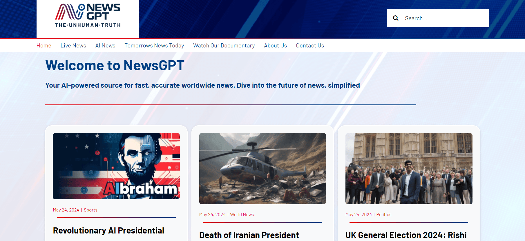 NewsGPT screenshot