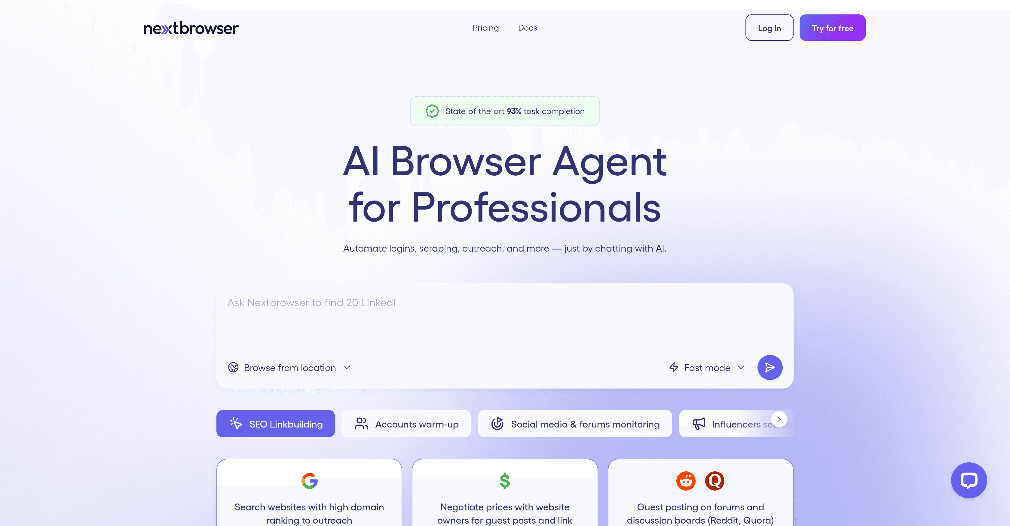 Nextbrowser screenshot