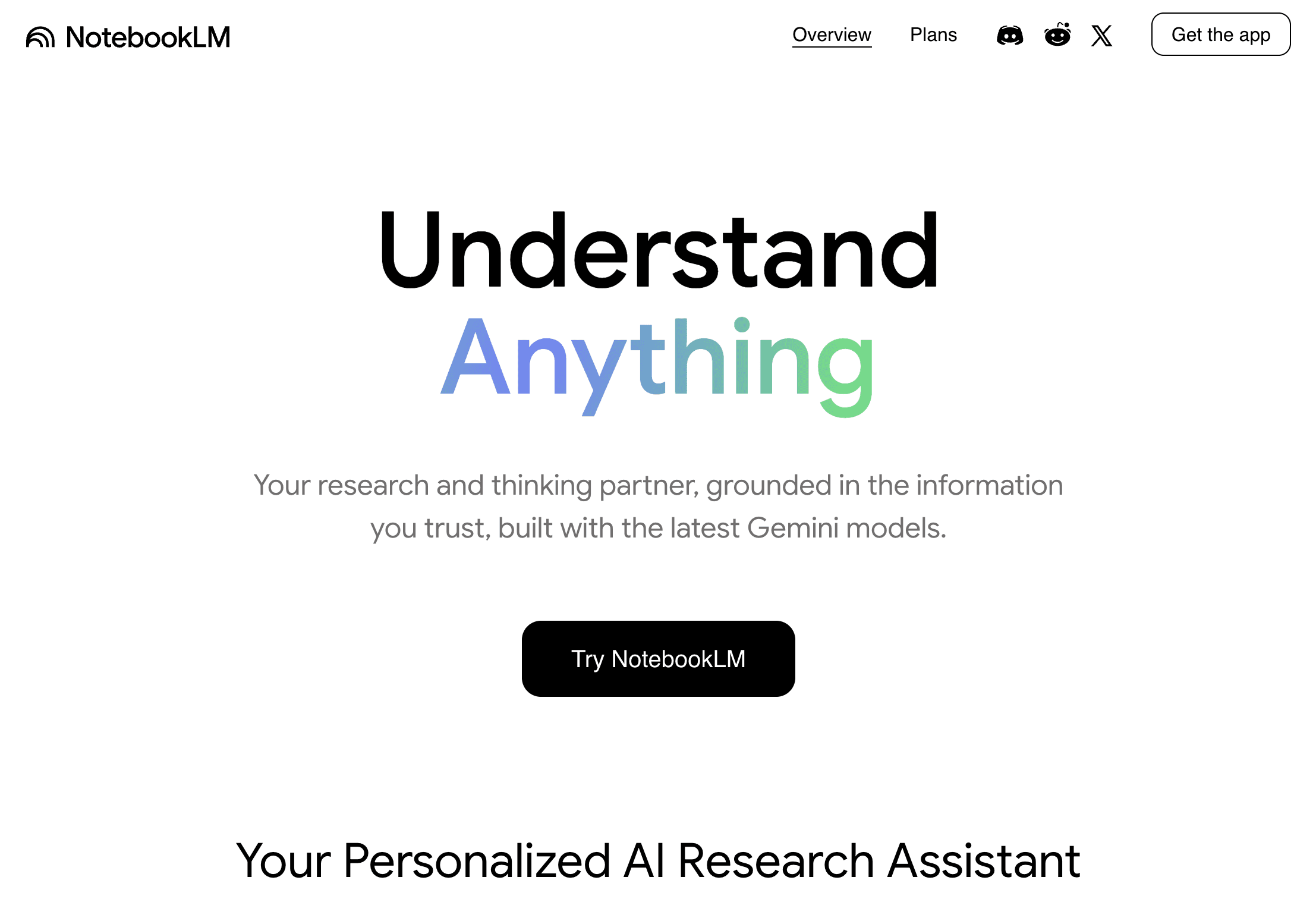NotebookLM screenshot