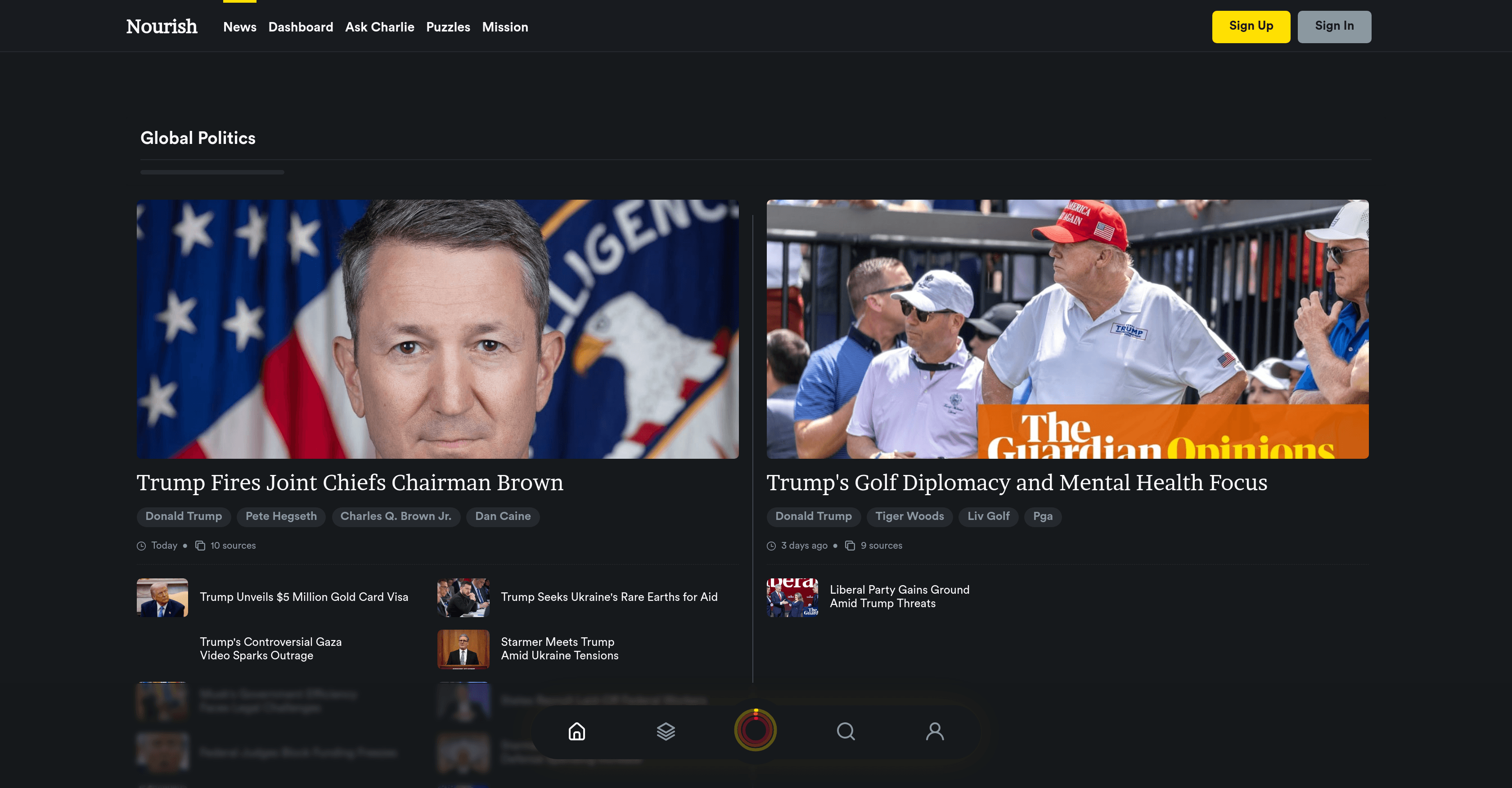 Nourish News screenshot