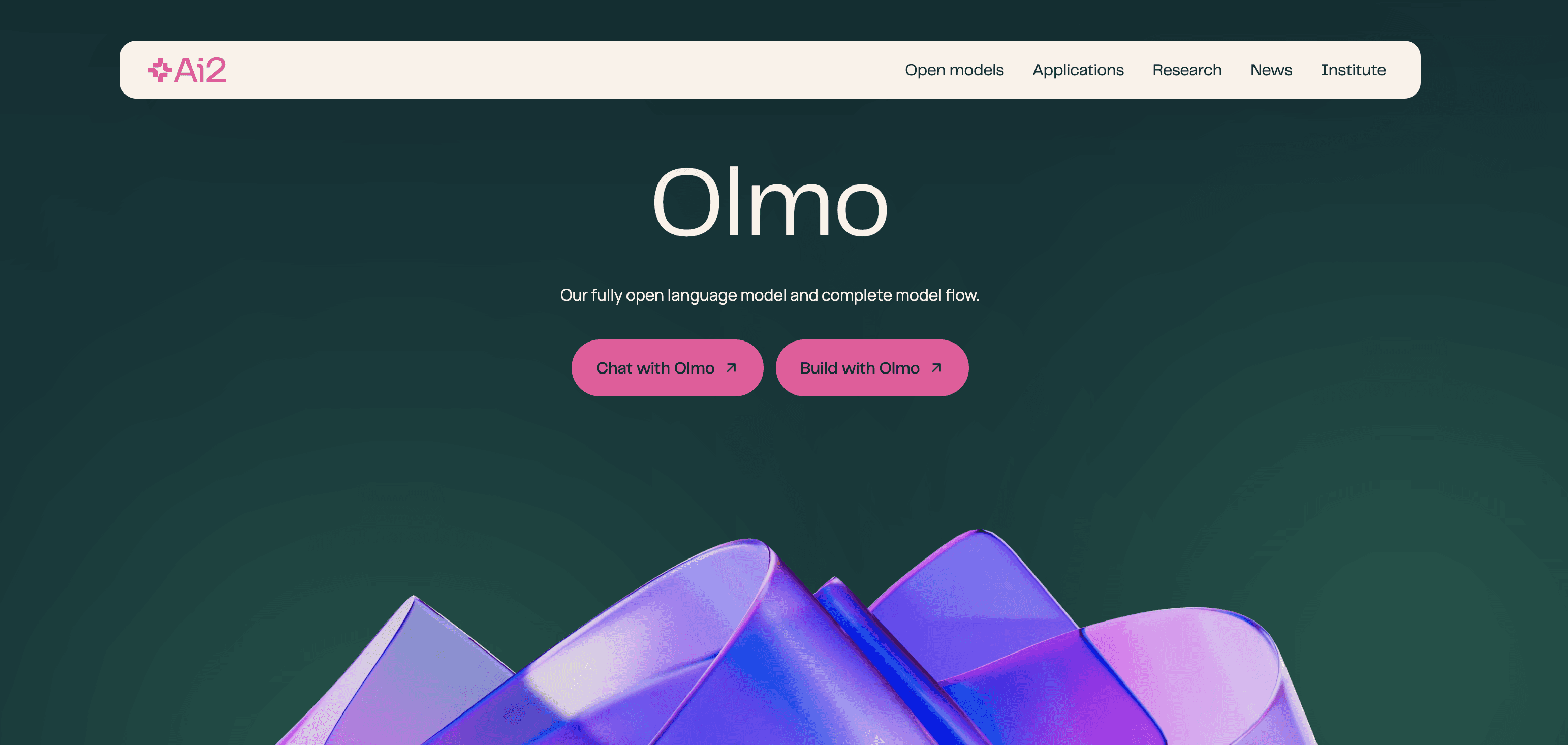 Olmo by Ai2 screenshot