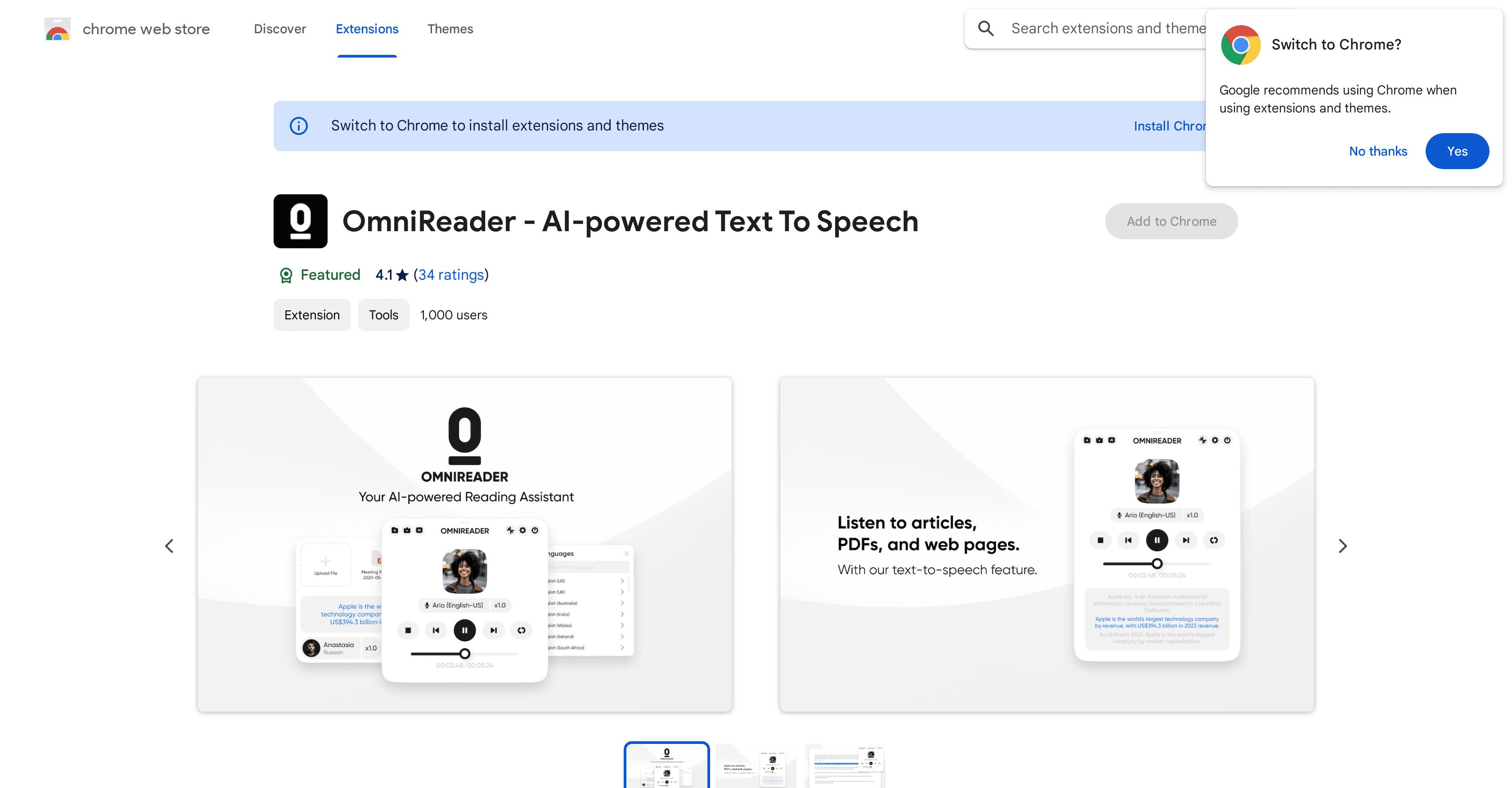 OmniReader screenshot