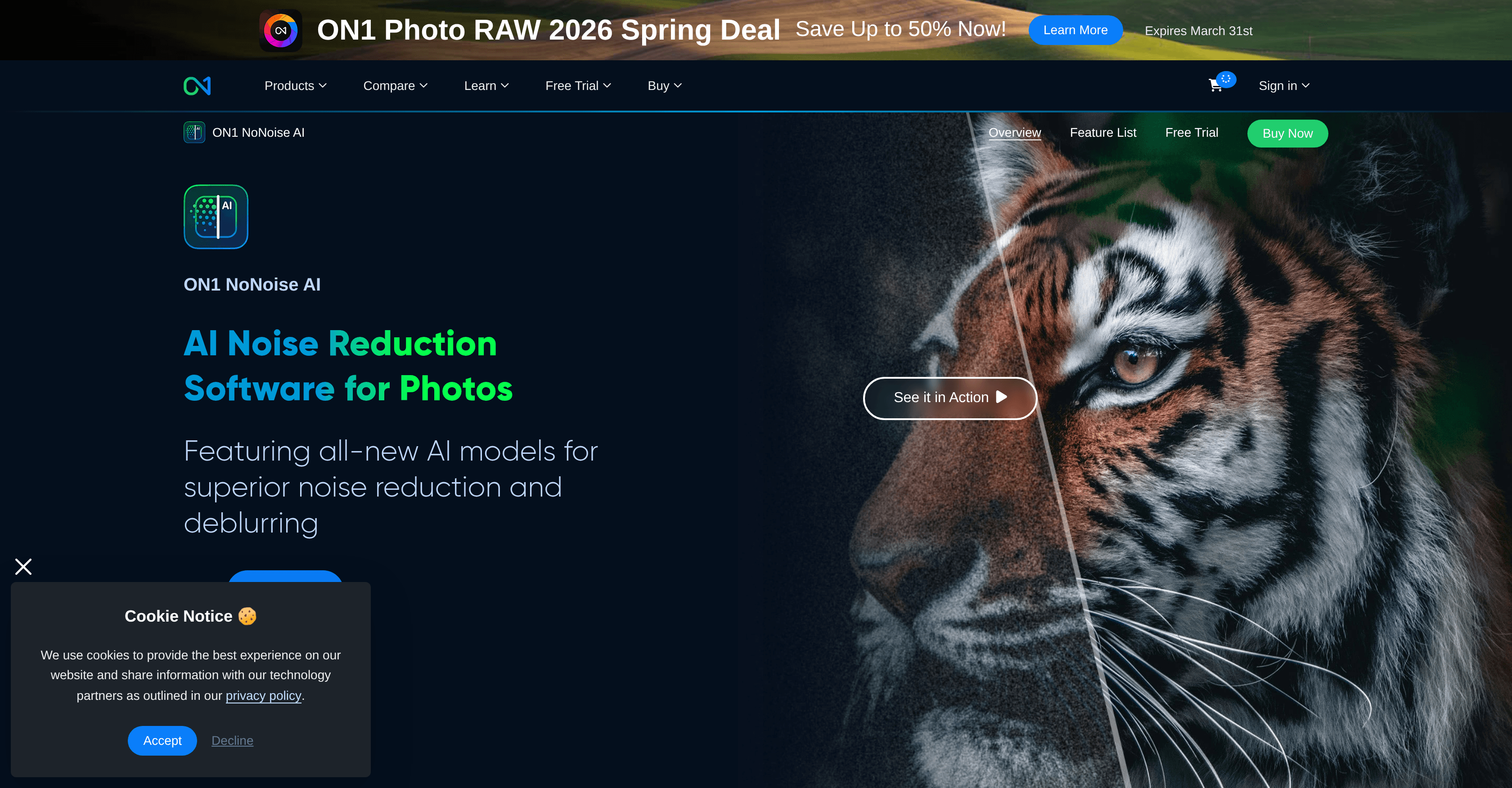 ON1 NoNoise AI screenshot