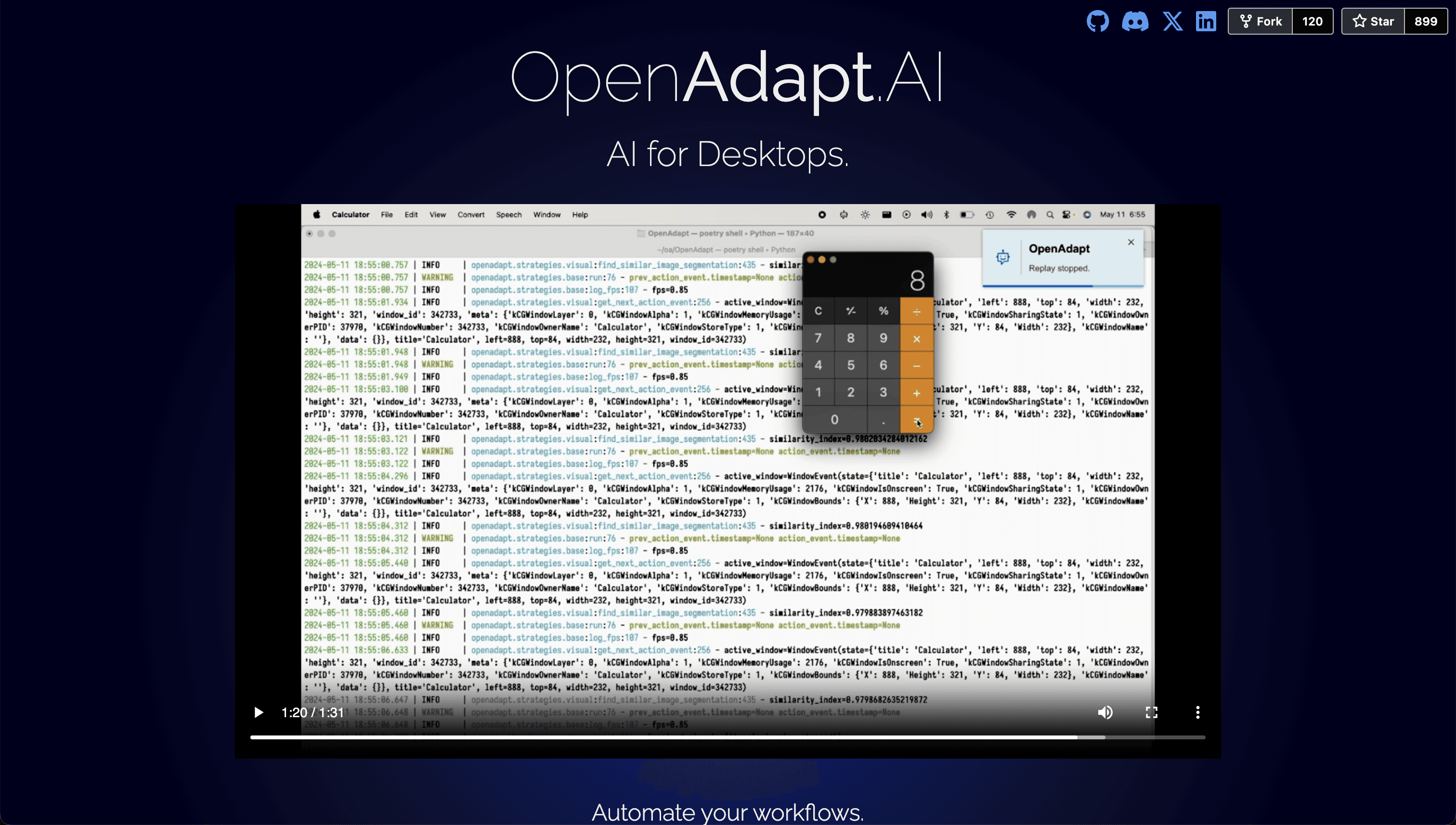 OpenAdapt.AI screenshot