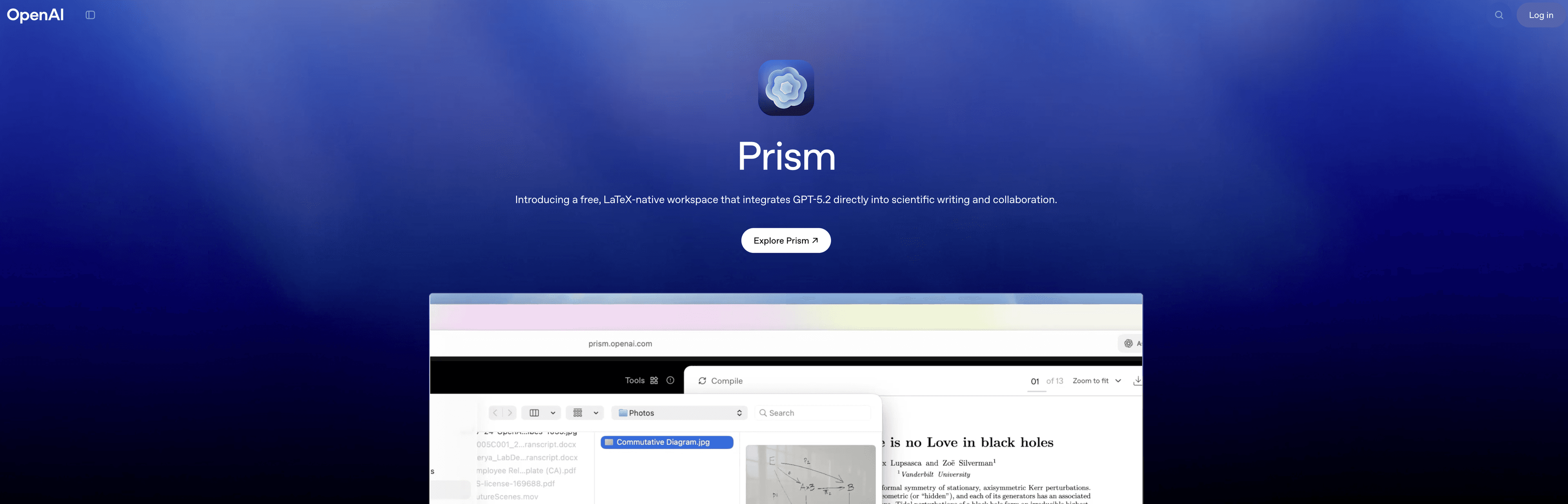 Prism screenshot